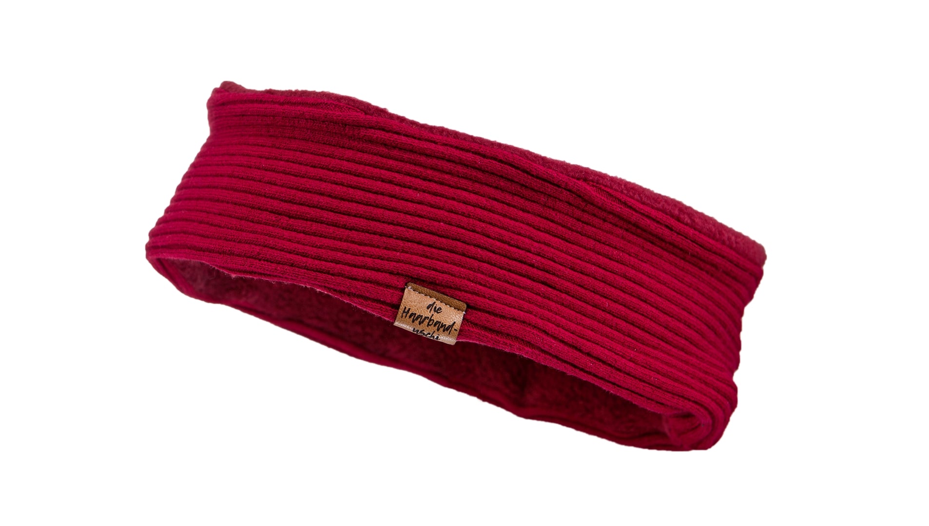 Stirnband sportlich gefüttert Rot