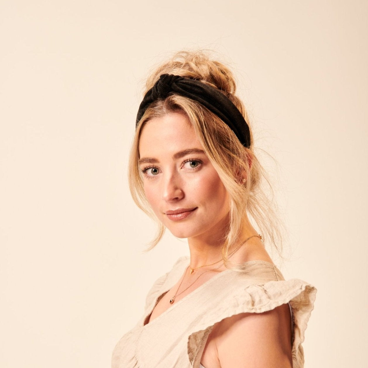 Milla - schwarz KNOTEN Haarreif