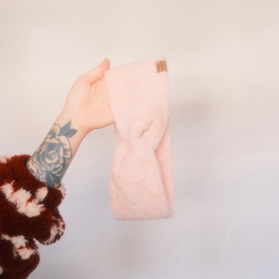 Basic Haarband - Teddy Rosa Blush