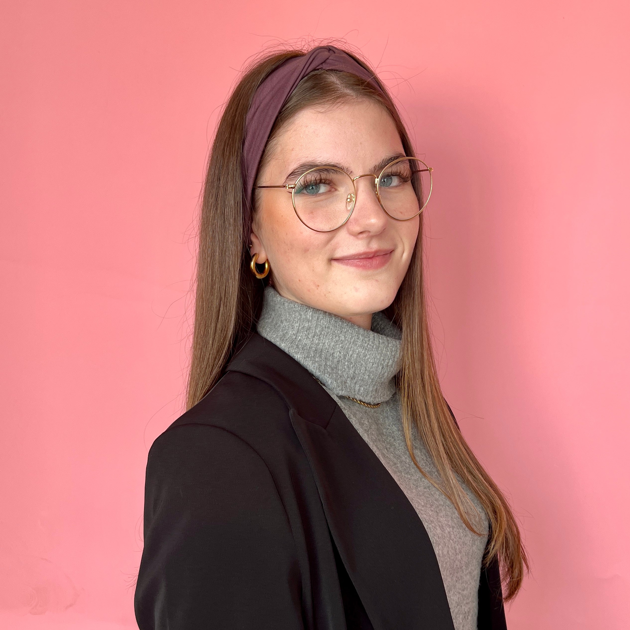 Basic Haarband - Mauve