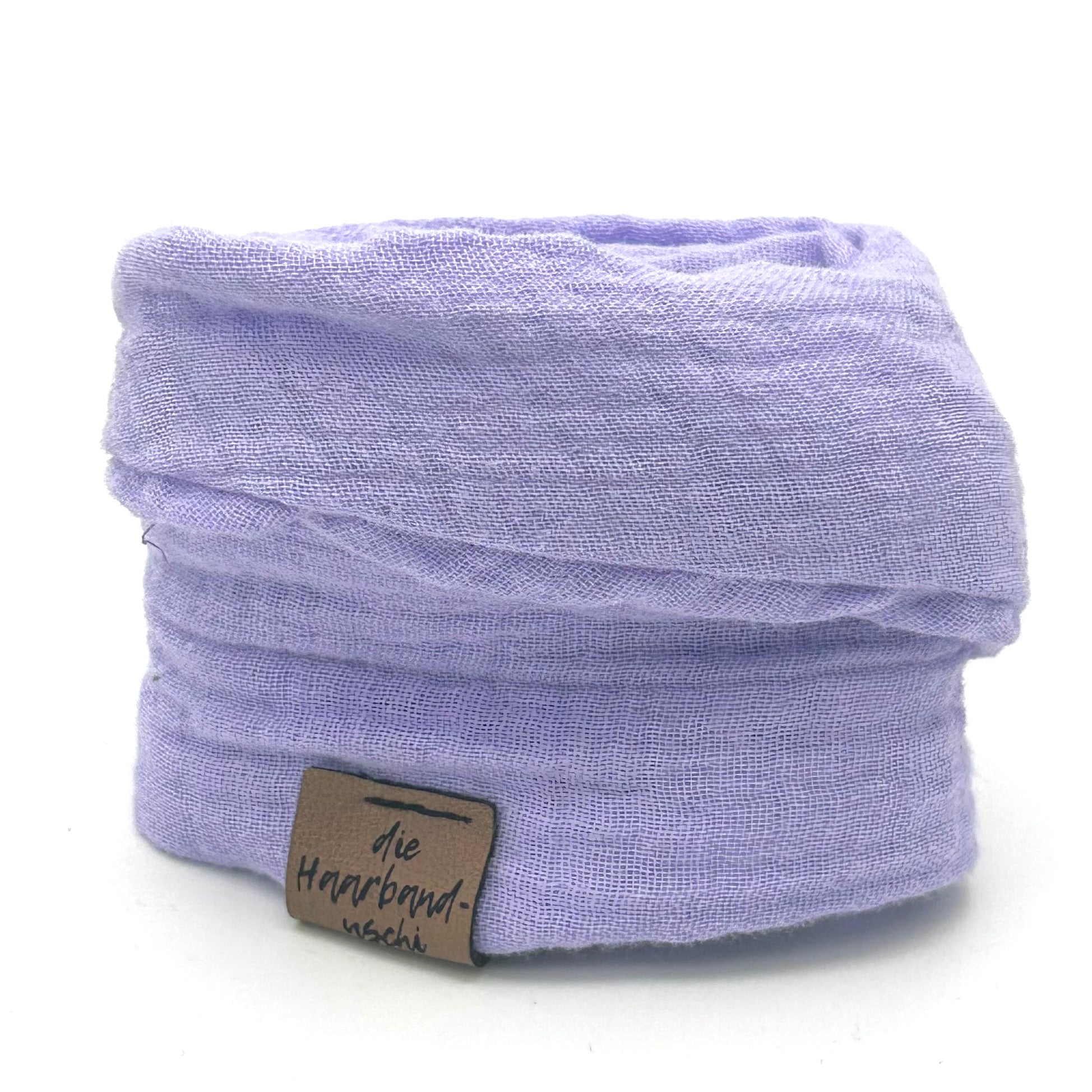 Drahthaarband Musselin flieder
