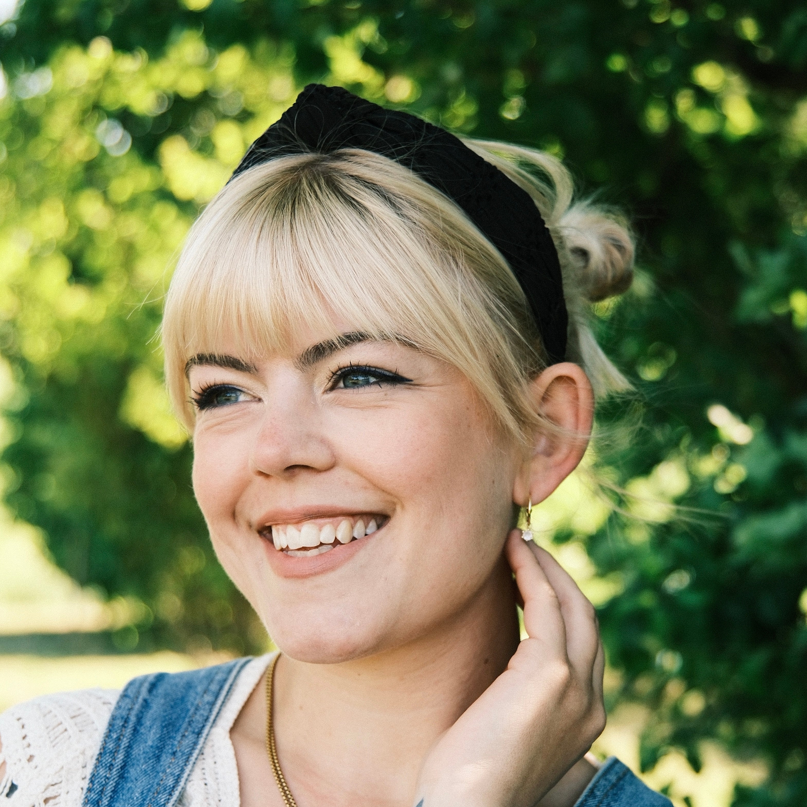 Lilly - gerafft schwarz