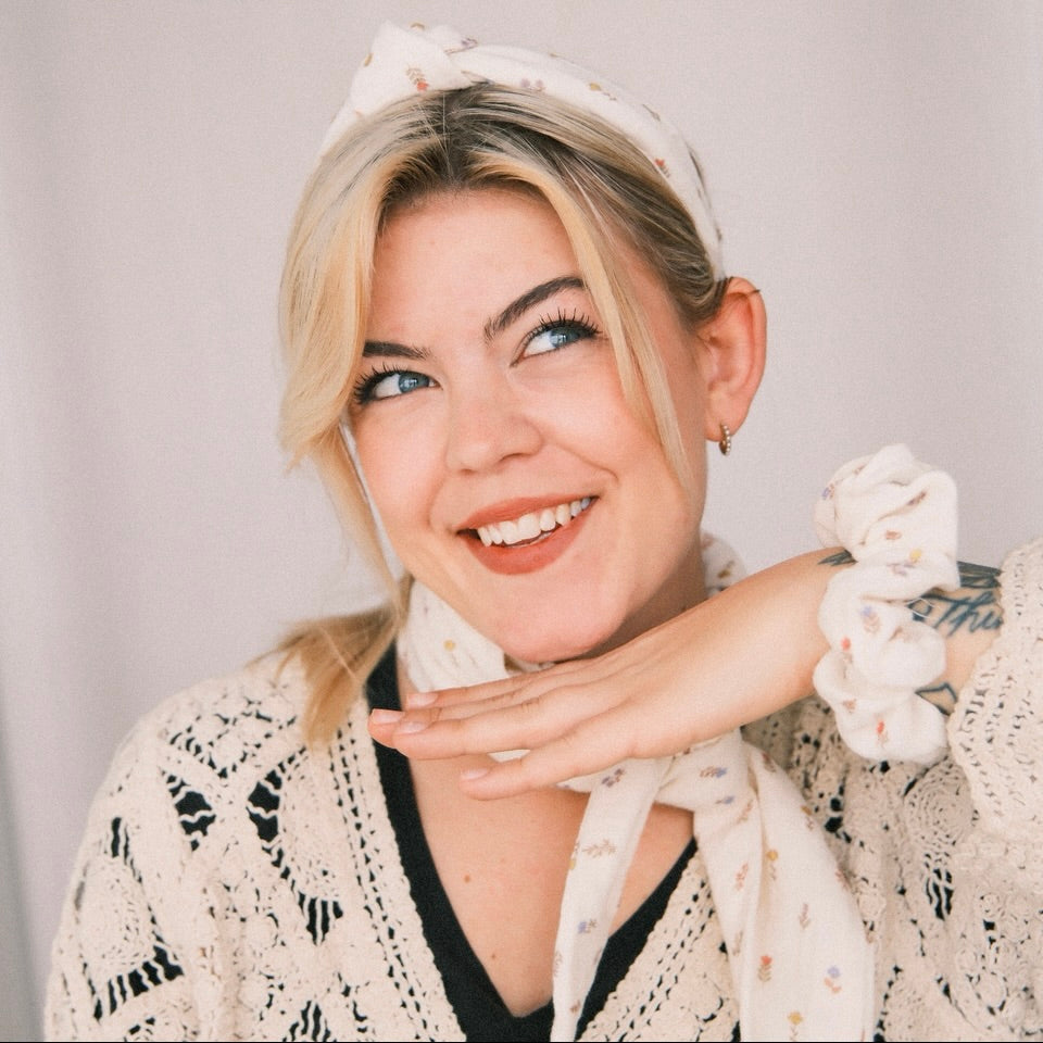 Scrunchie - Blütenfeld