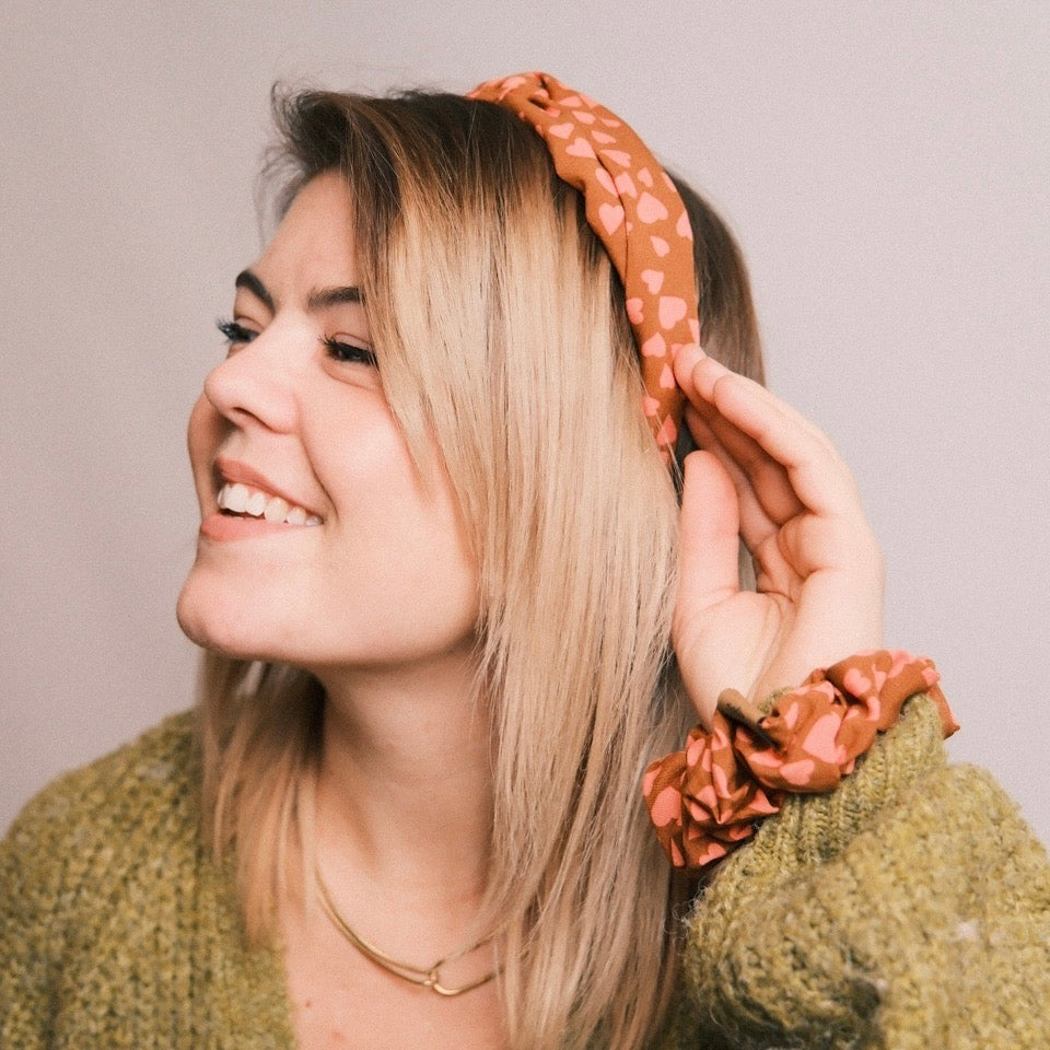 Scrunchie - Herzi Cinnamon