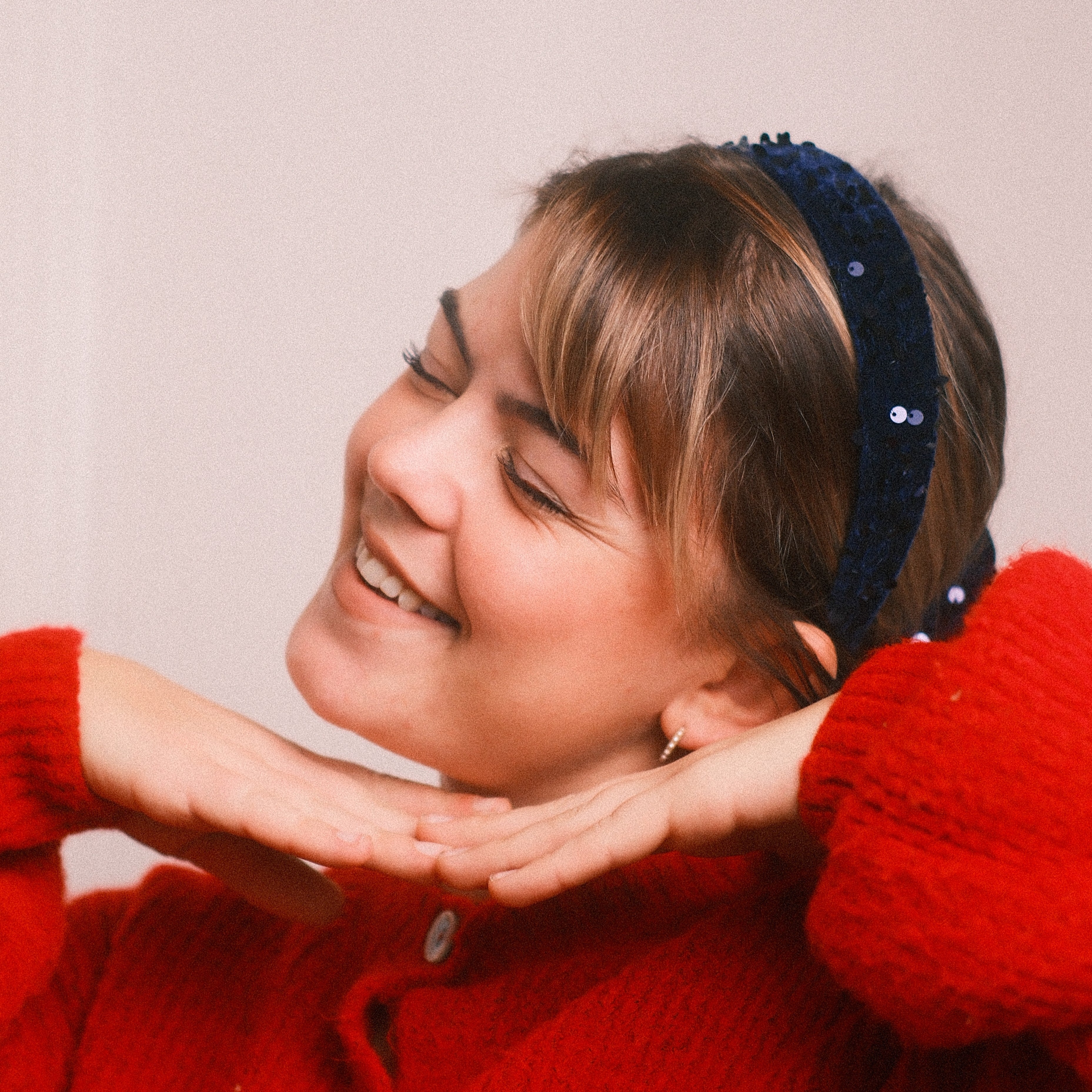 Anne Pailletten Schwarz Onyx