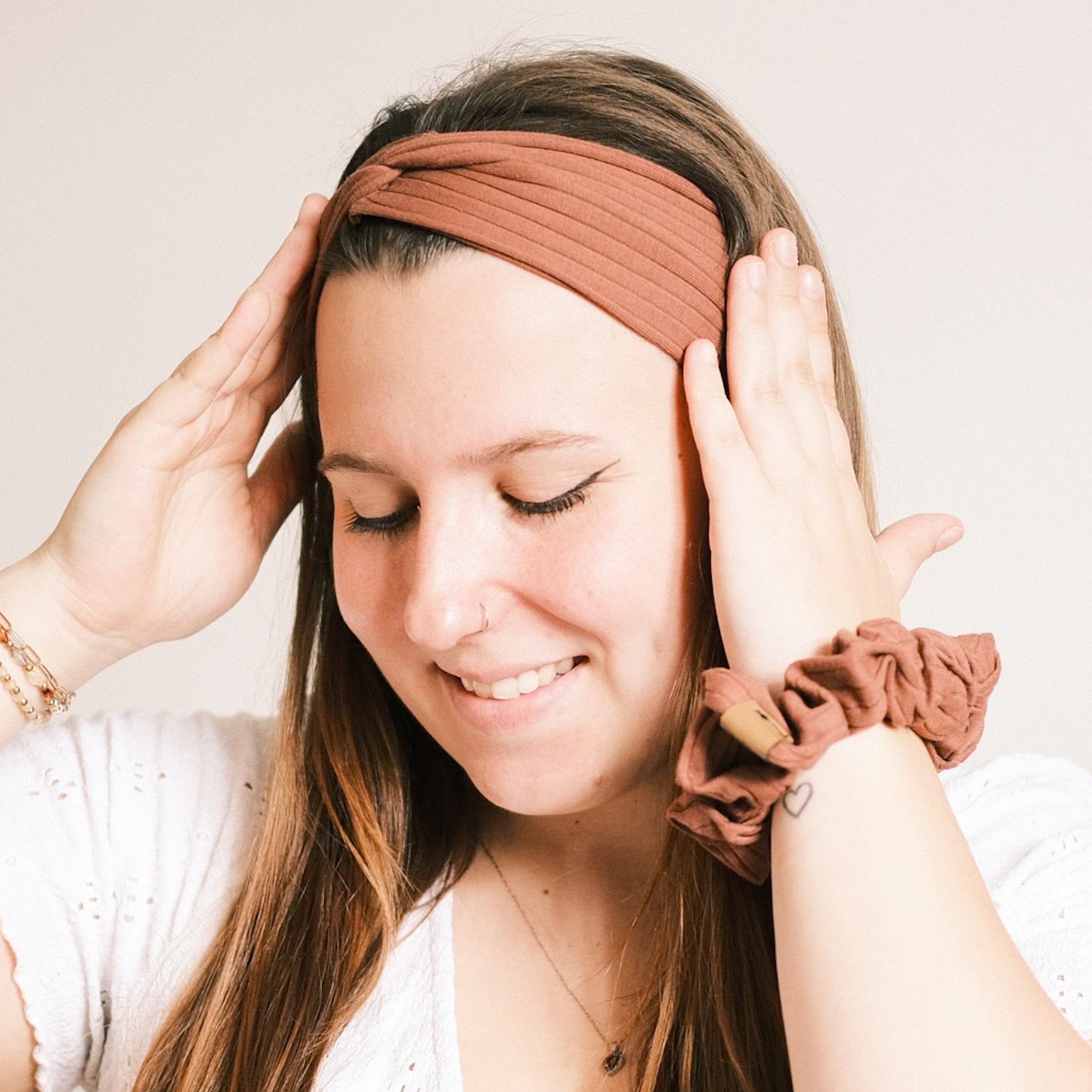 Scrunchie - Sporty Rib Terrakotta