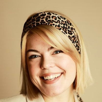 Drahthaarband 2 Seiten Leo beige