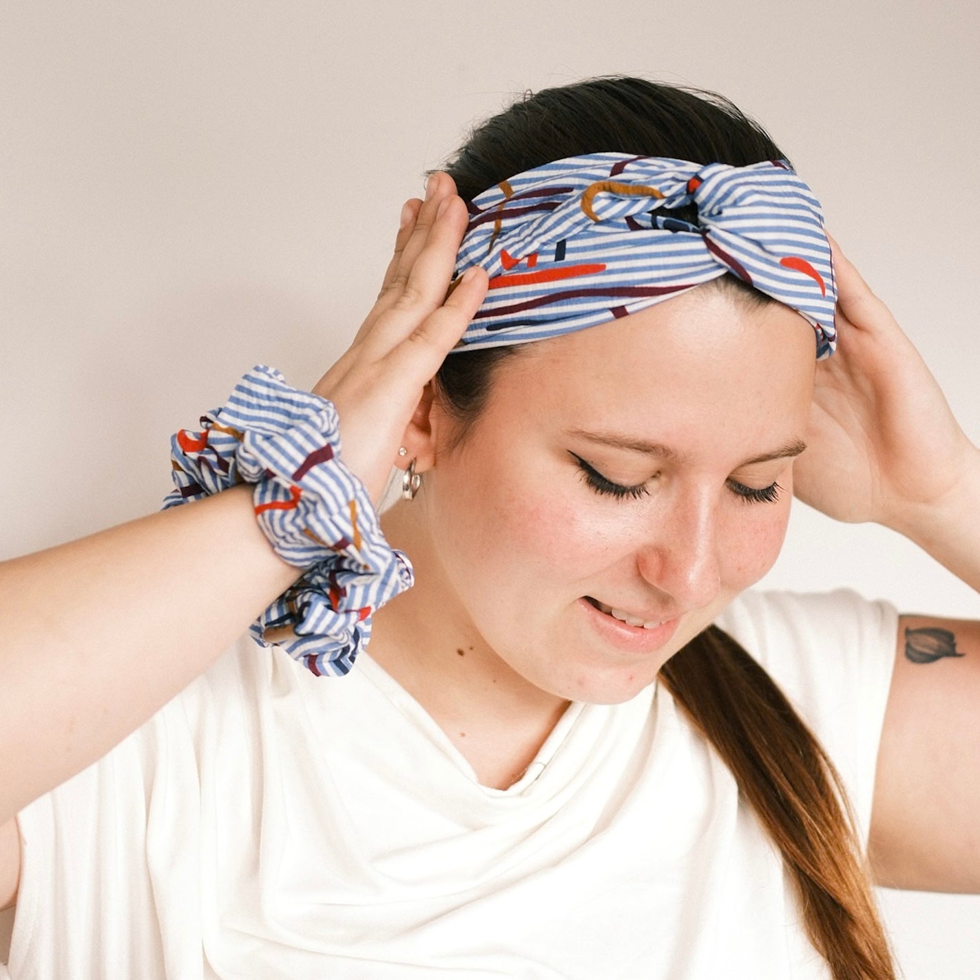 Big Scrunchie - Ocean Flow