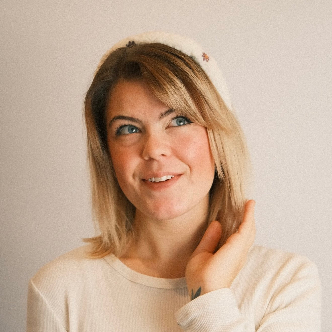 Lina - Teddy Flower Weiß