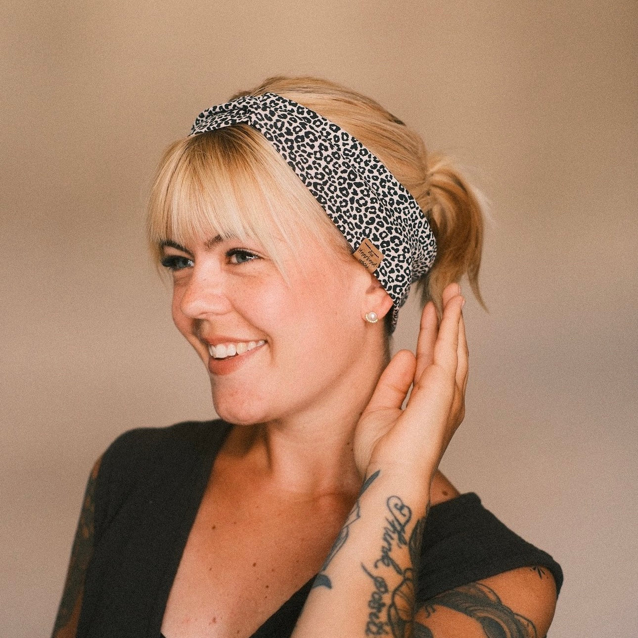 Basic Haarband - leo hell