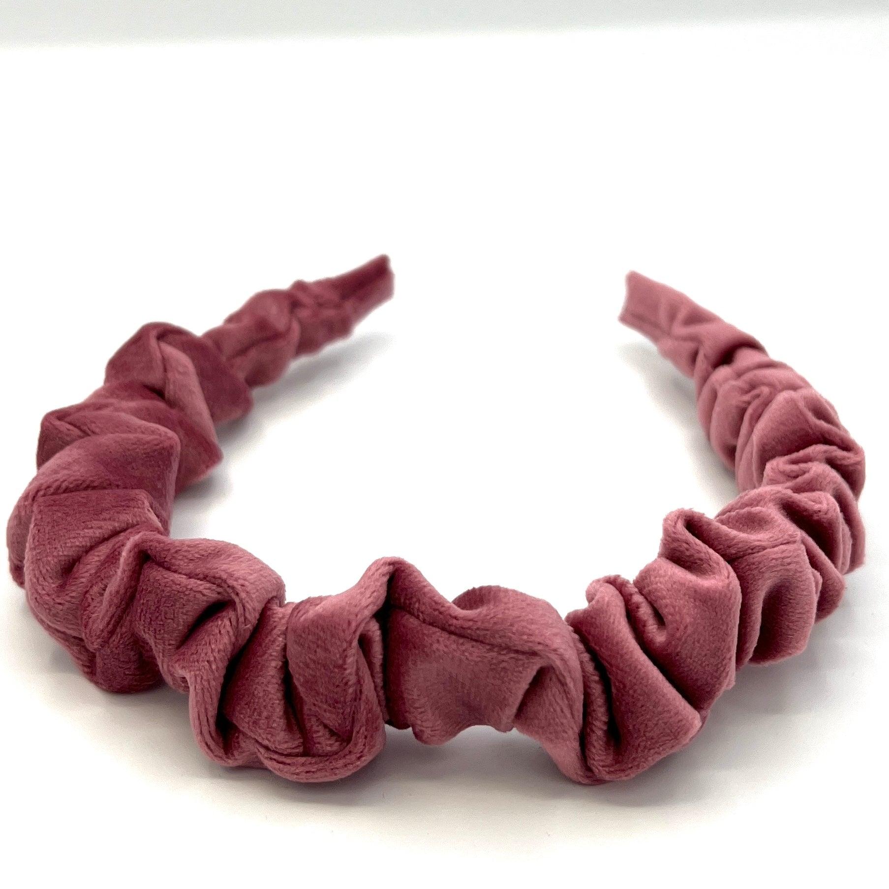 Hilde - softpink Haarreif gerafft