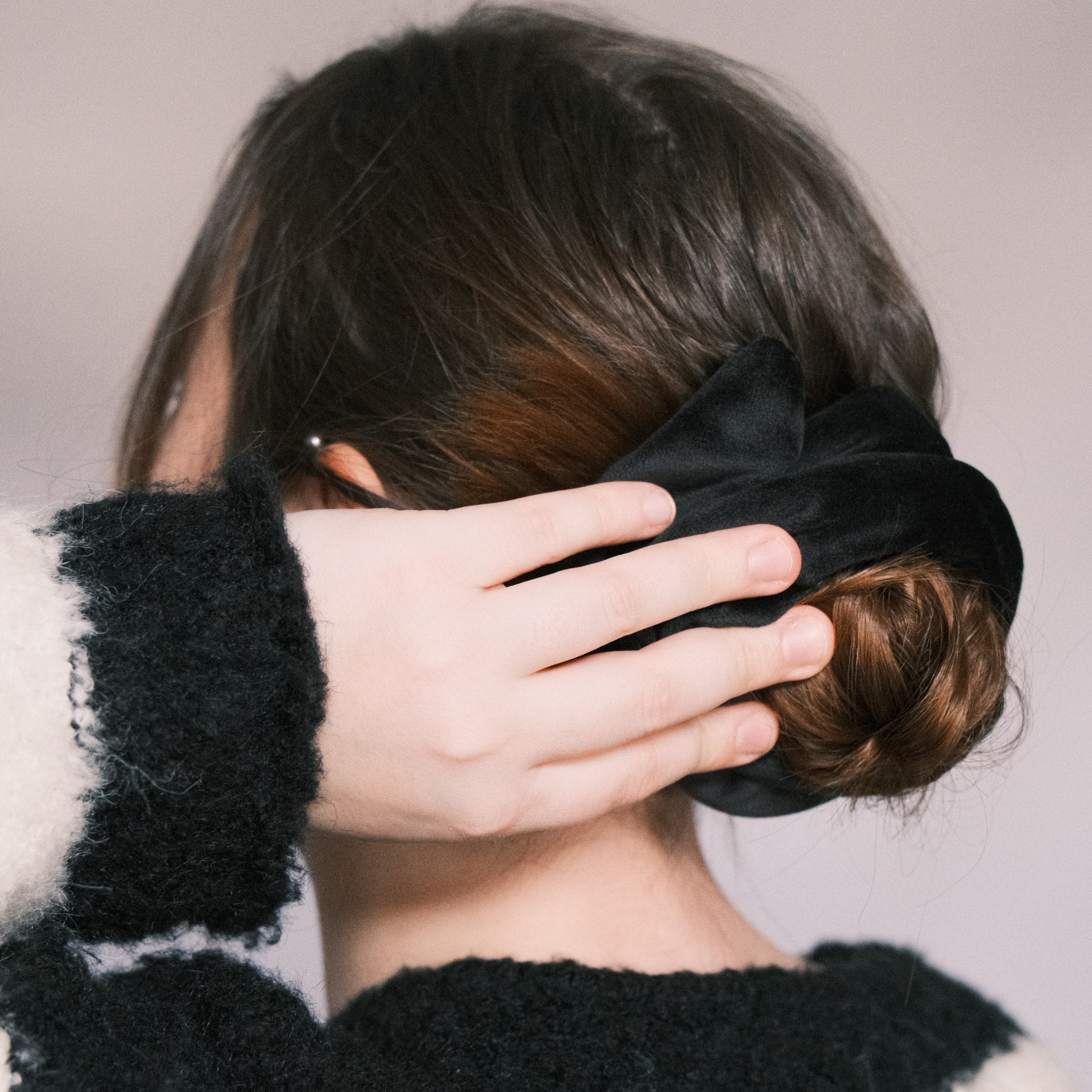 Dutti - Samt Schwarz Onyx