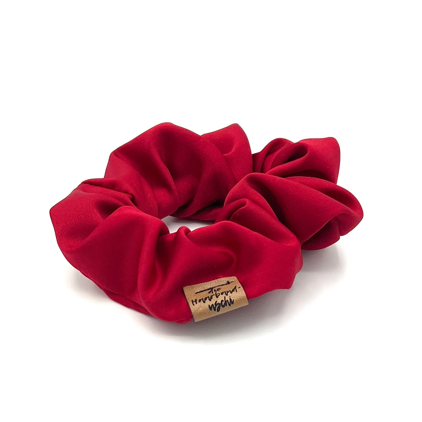 Scrunchie Satin Rot