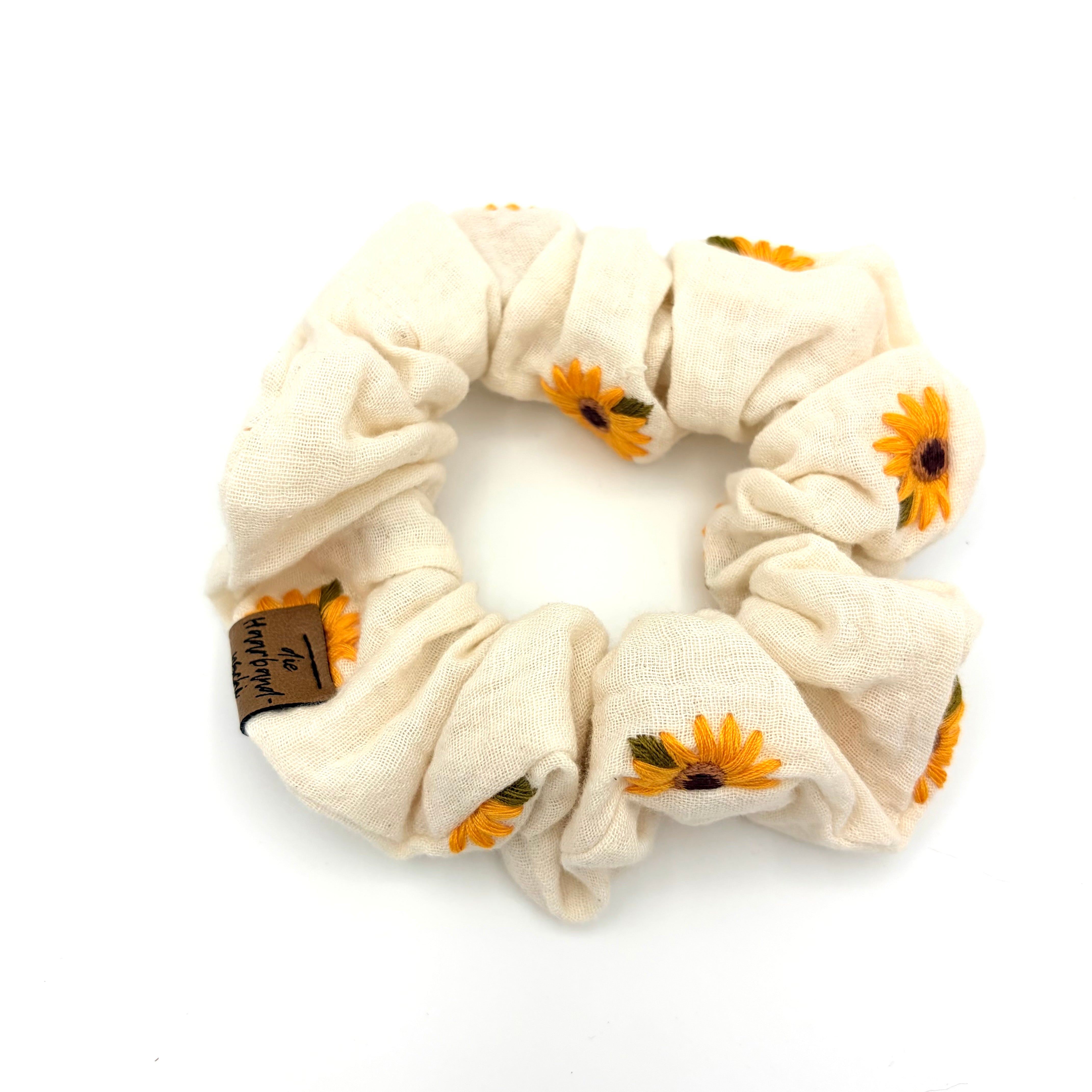 Scrunchie - Sonnenblume Creme