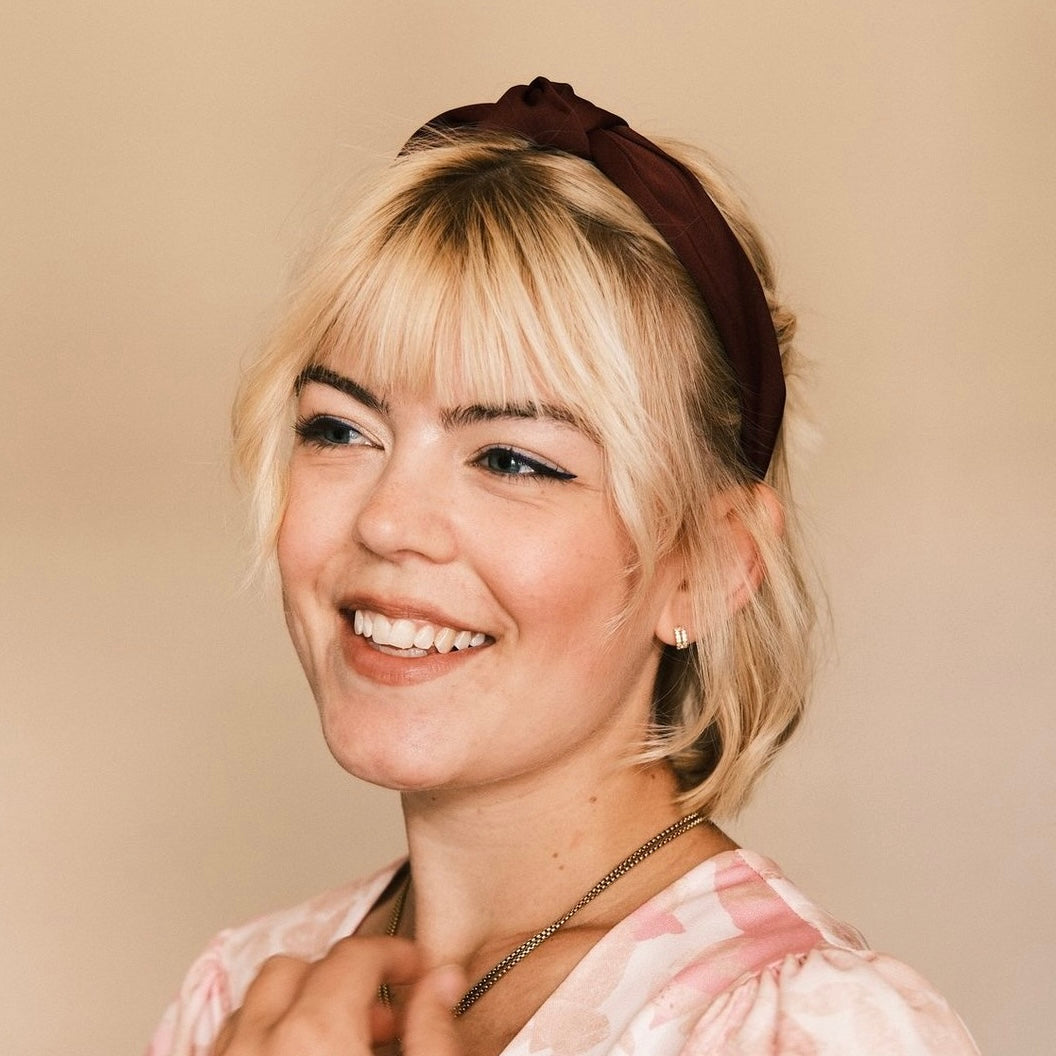 Rosalie - Bordeaux Satin