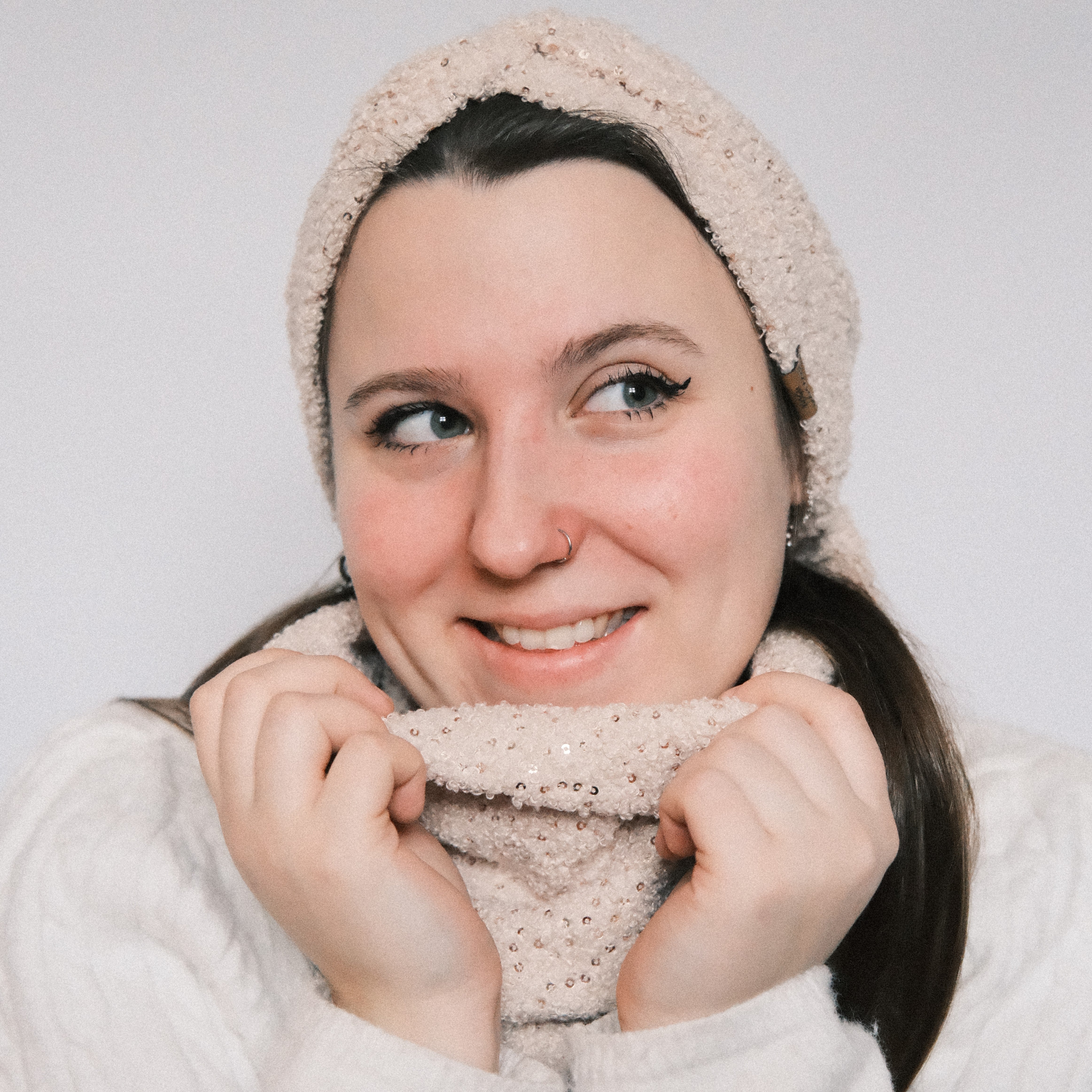 Loop - Teddy Pailletten Beige