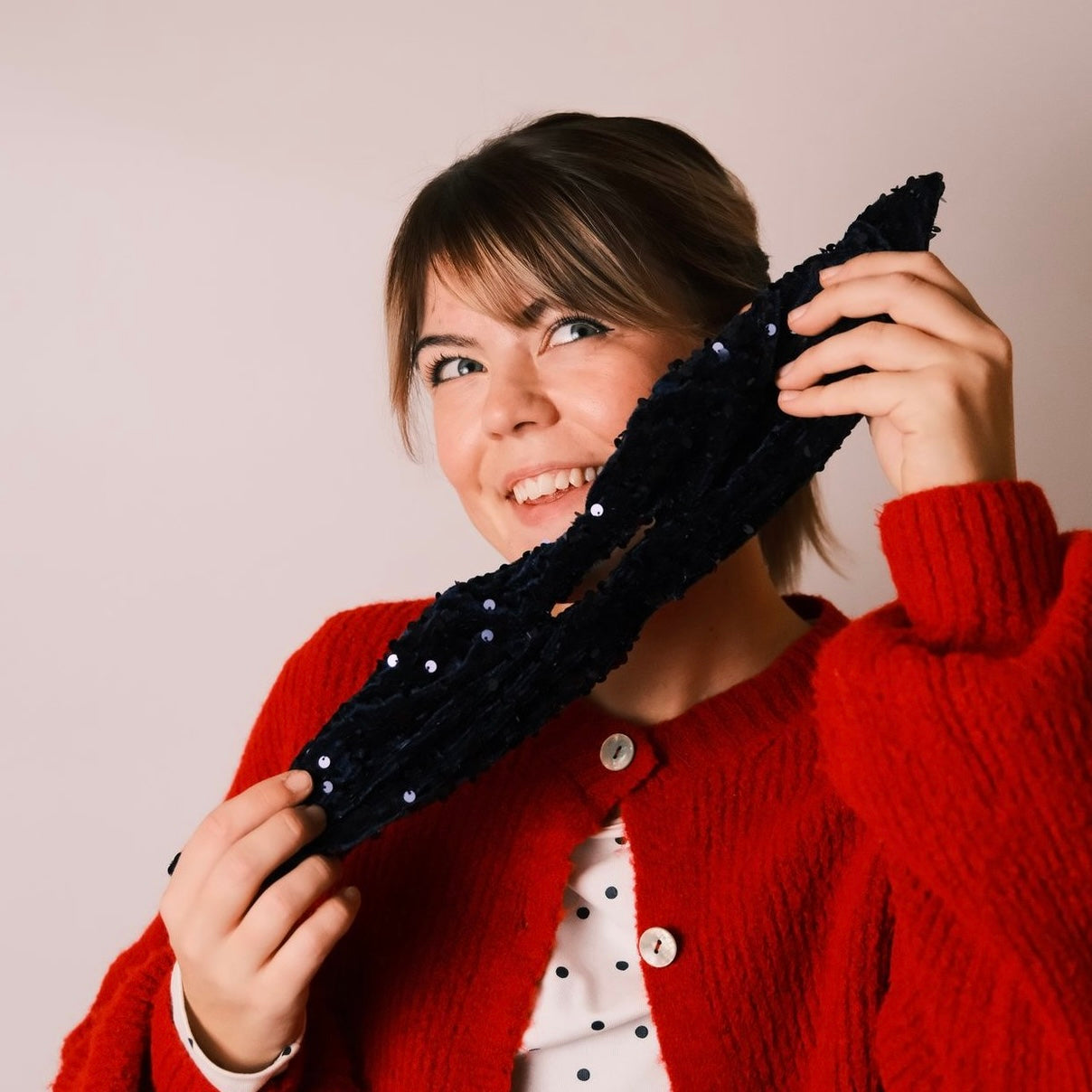 Dutti - Pailletten Dunkelblau