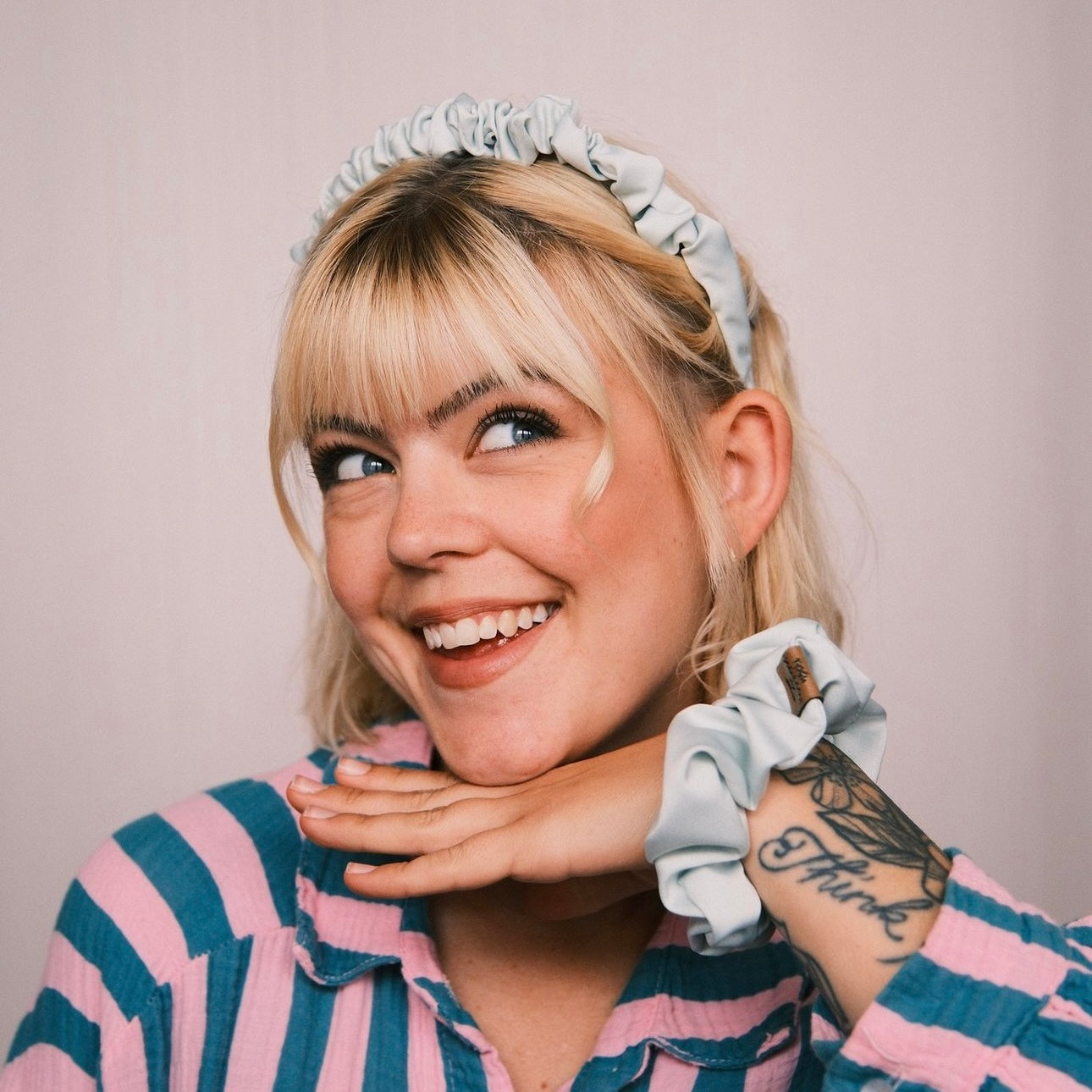 Scrunchie Satin Mint