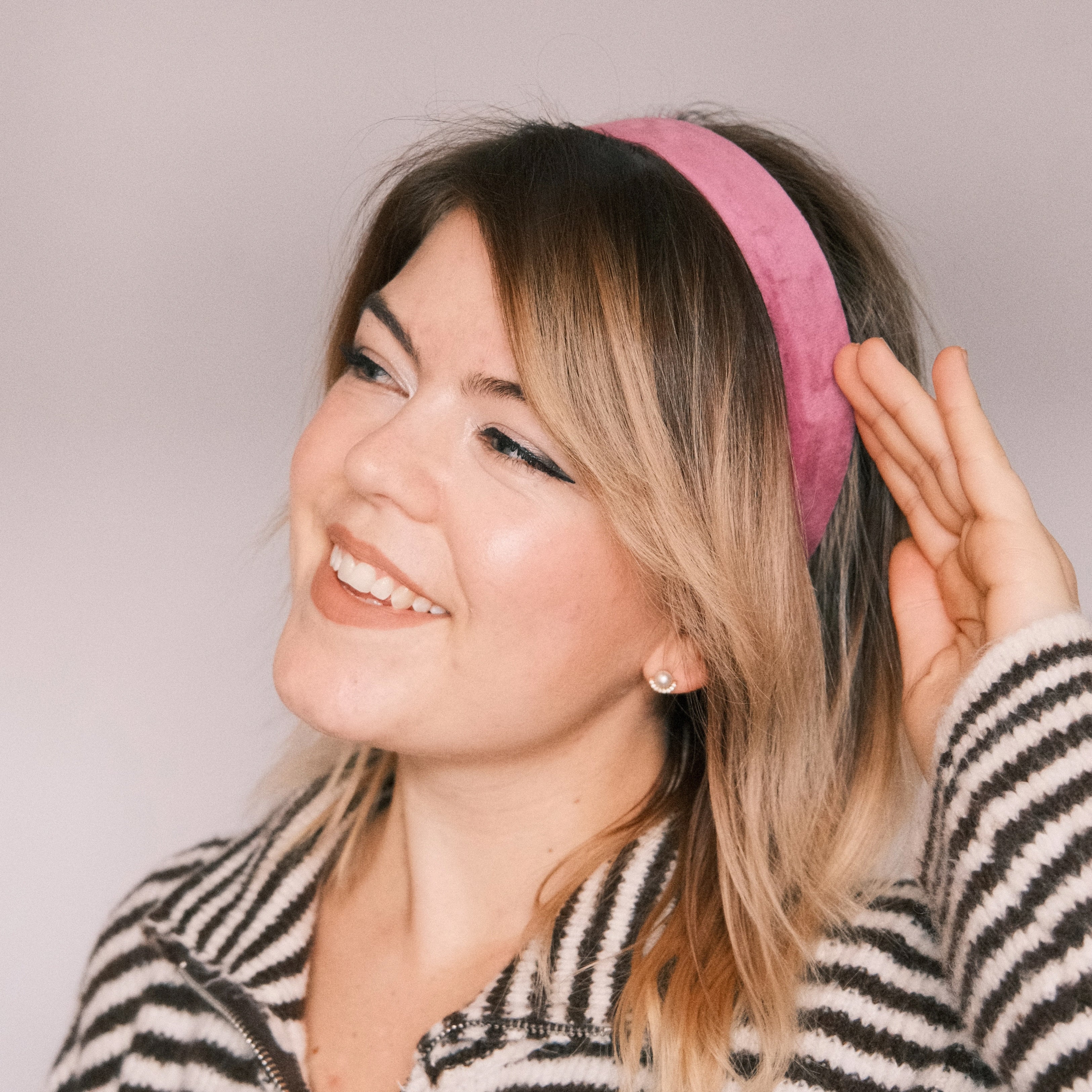 Anne - Samt Pink