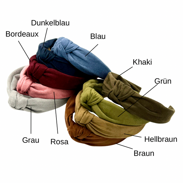 Dirndlhaarreif - Knoten Beige