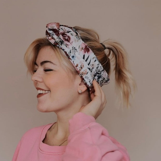 Drahthaarband breit Rosen