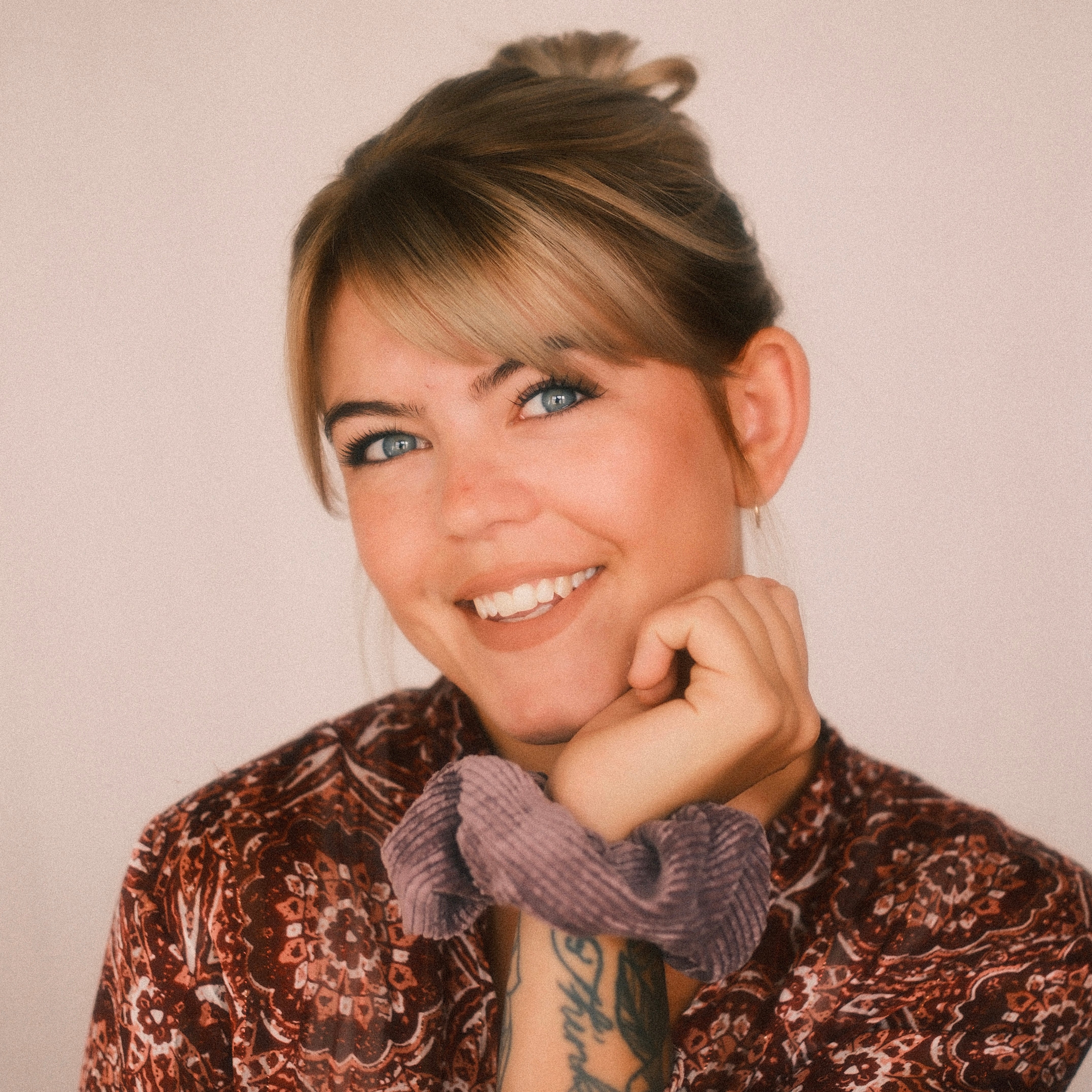 Scrunchie Cord Mauve