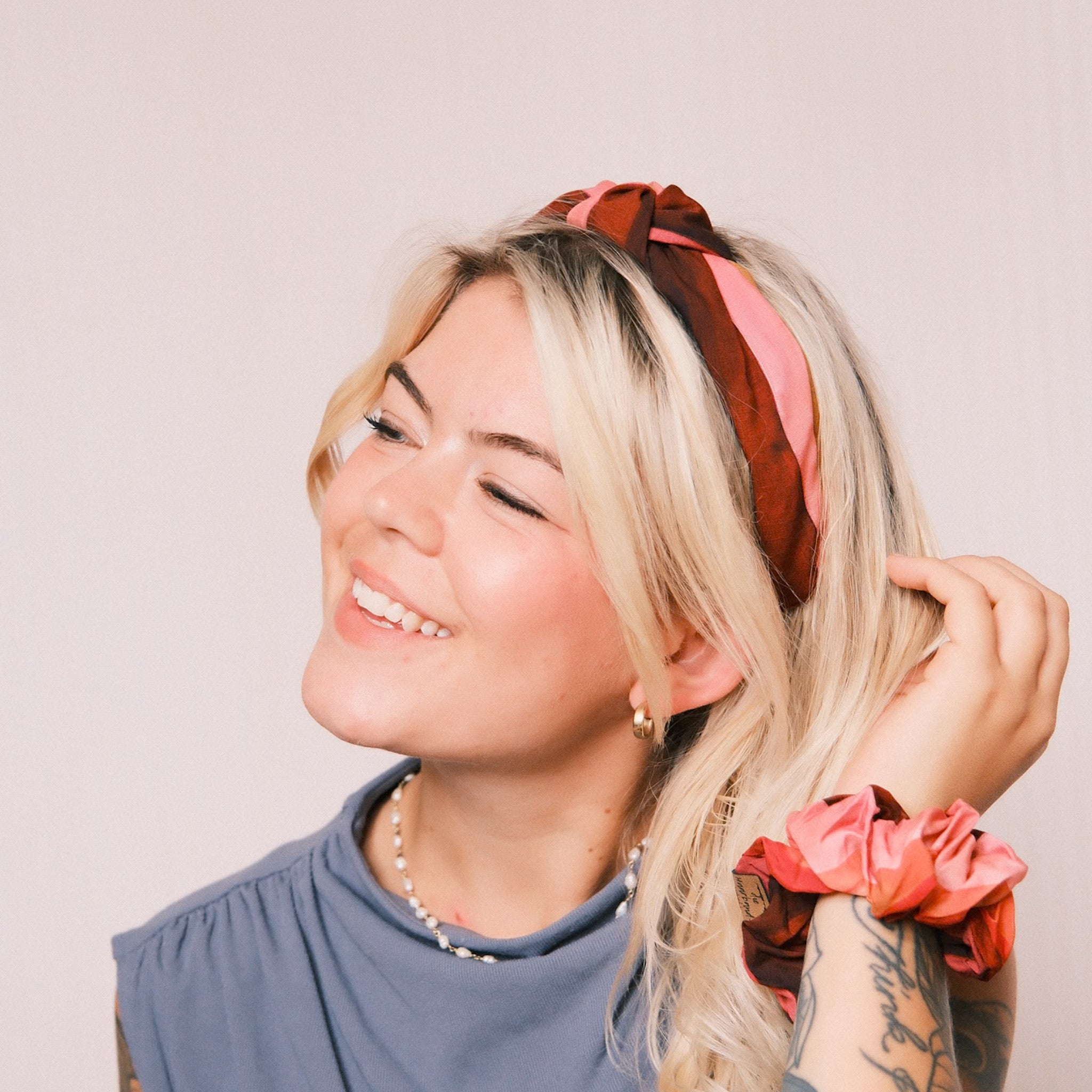 Big Scrunchie - Soft Horizon Pink