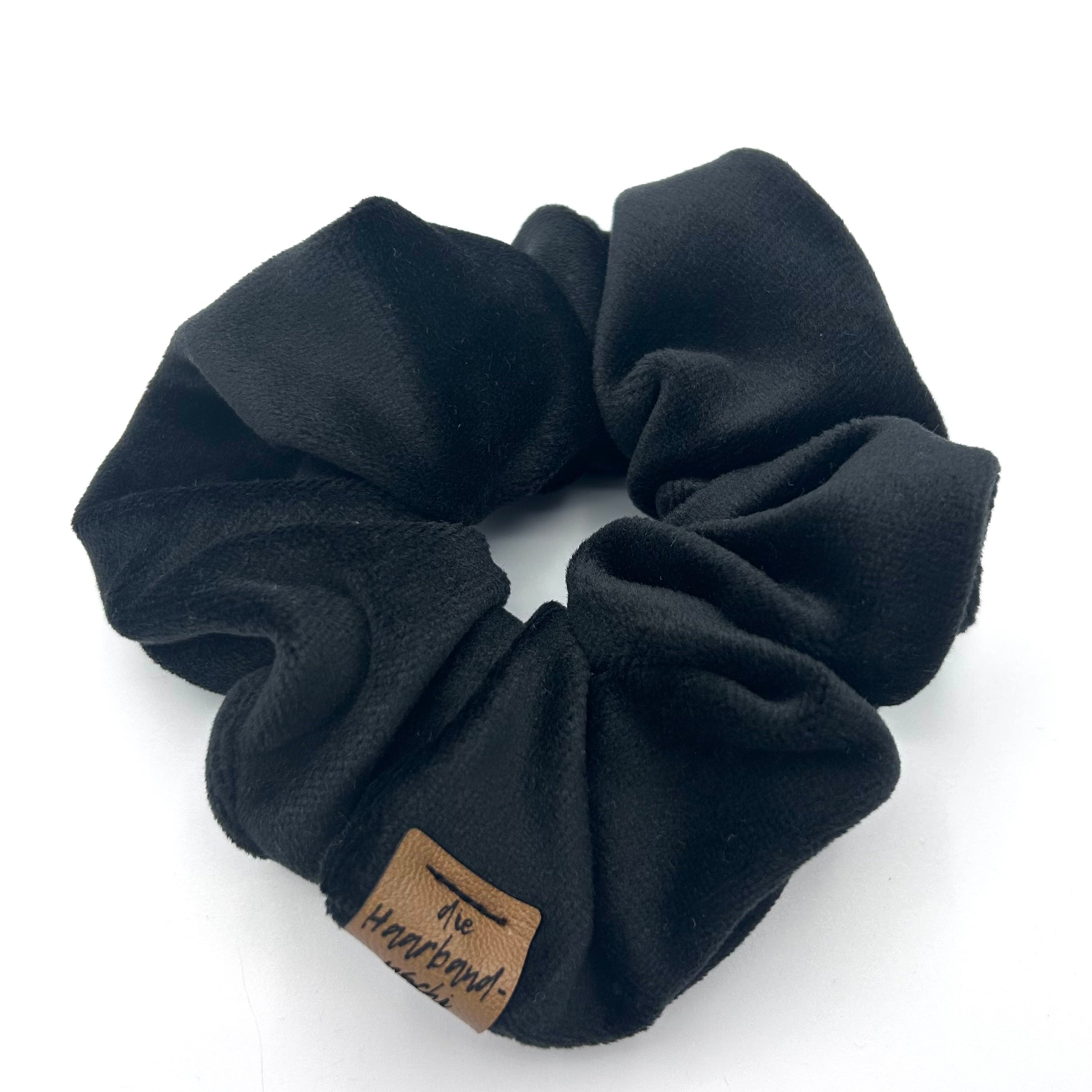 Scrunchie - Samt Schwarz