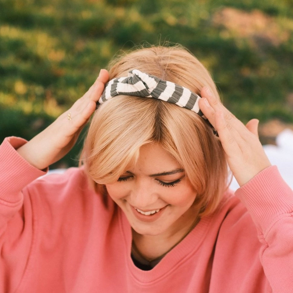 Lilly - gestreift Grün