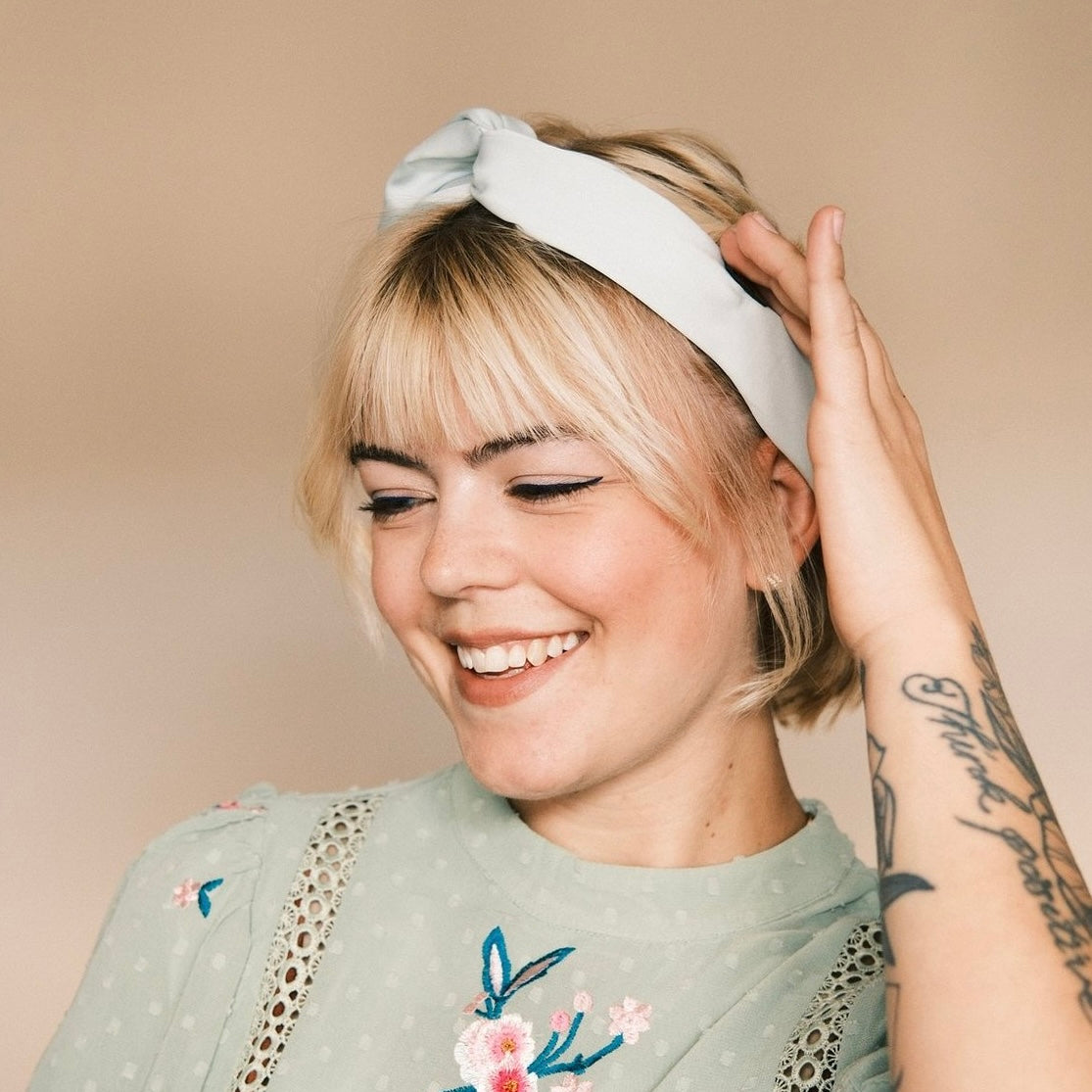 Drahthaarband Satin Mint