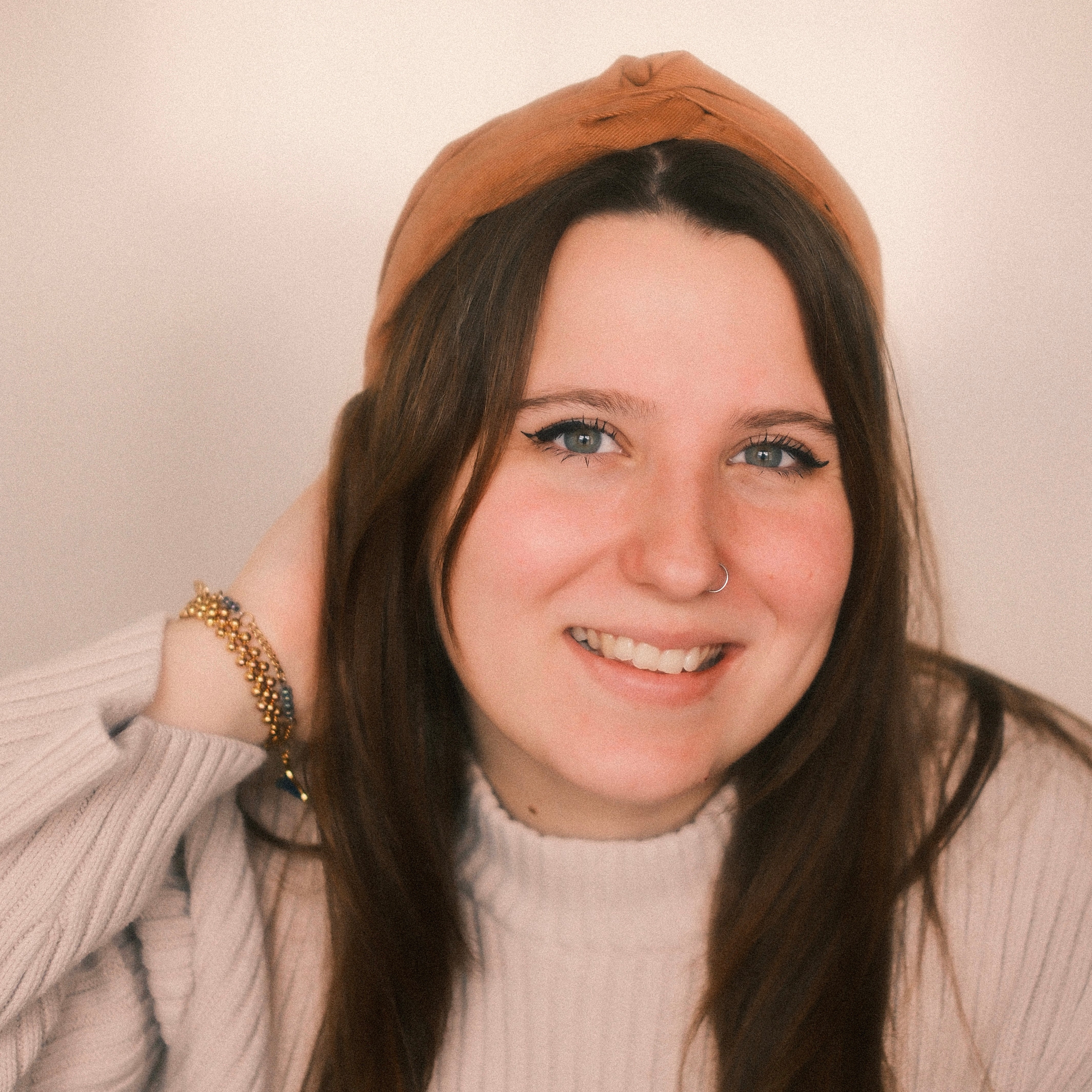 Viky Haarreif - Feincord Camel