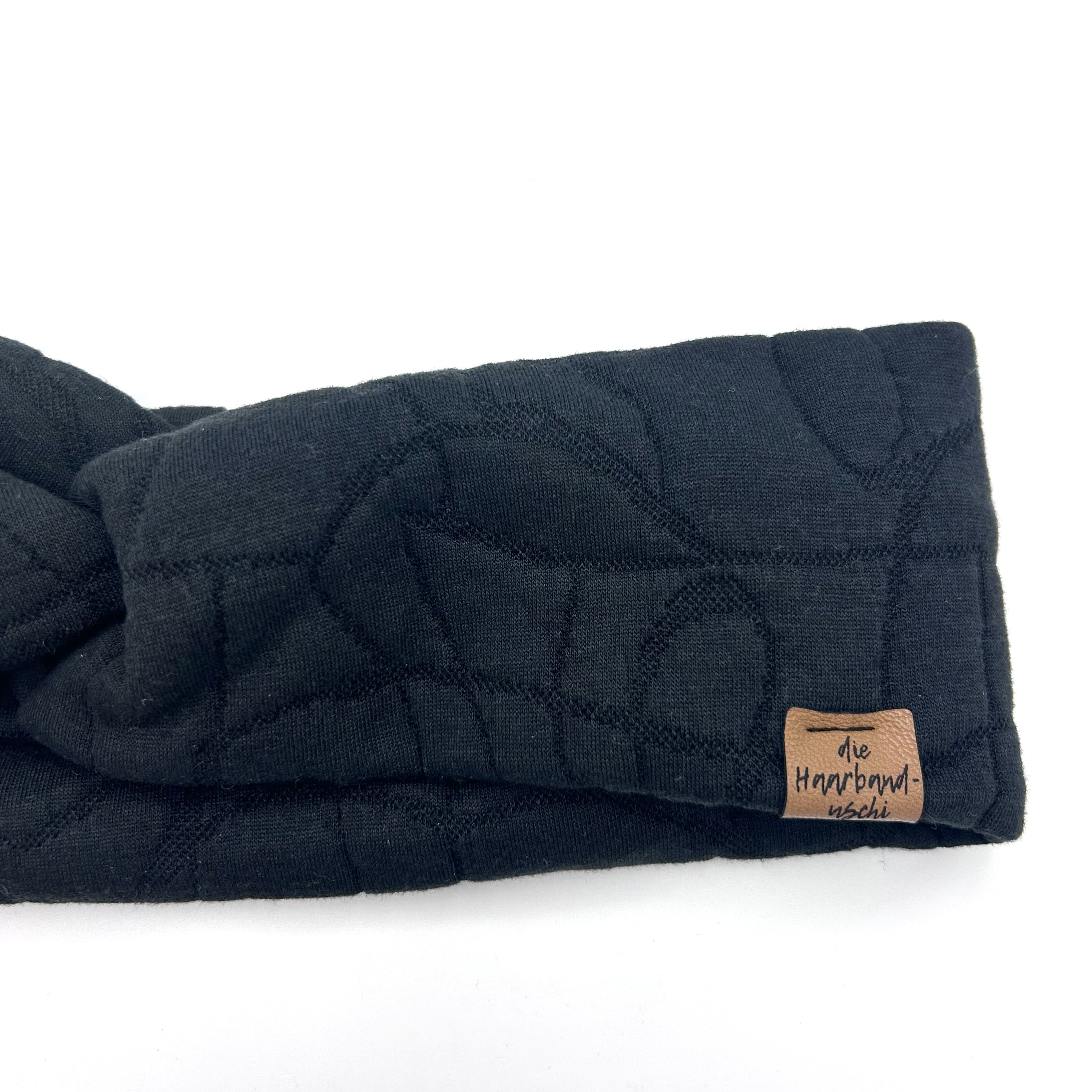 Basic Haarband - Muster Schwarz