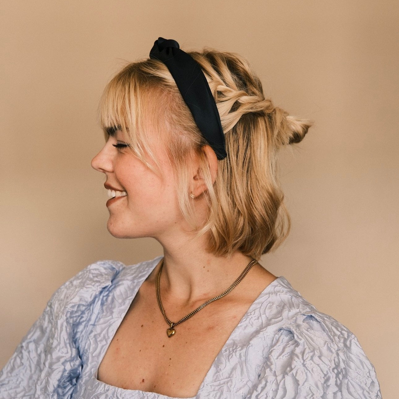 Rosalie - dunkelblau Satin