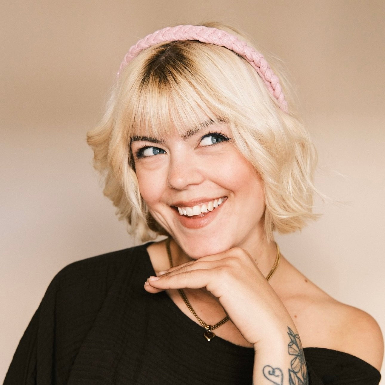 Leni - Glitzer hell rosa