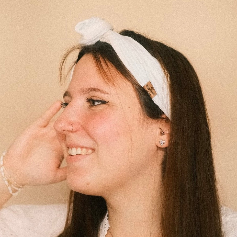 Drahthaarband 2 Seiten gestreift Grün