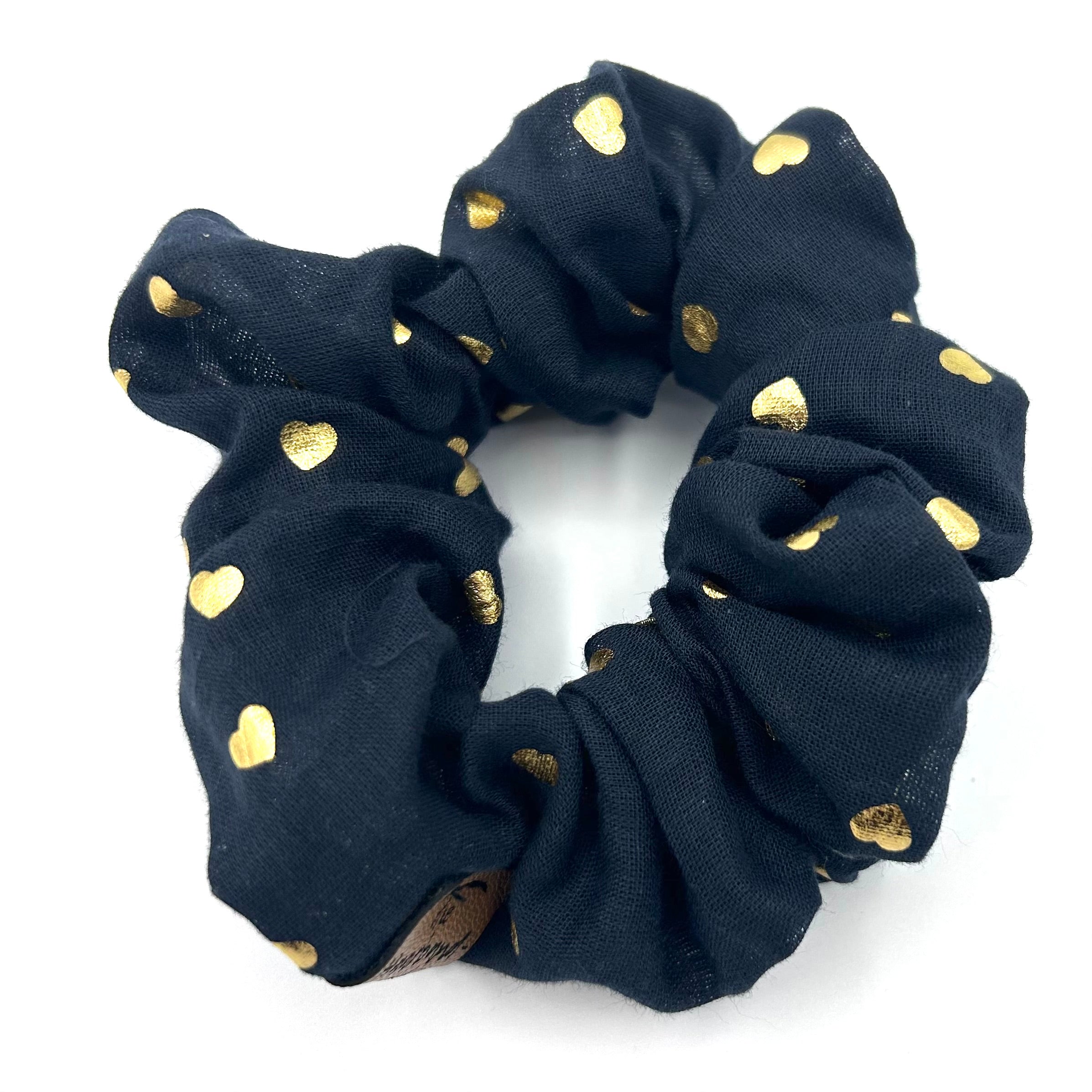 Scrunchie - Herzi Dunkelblau