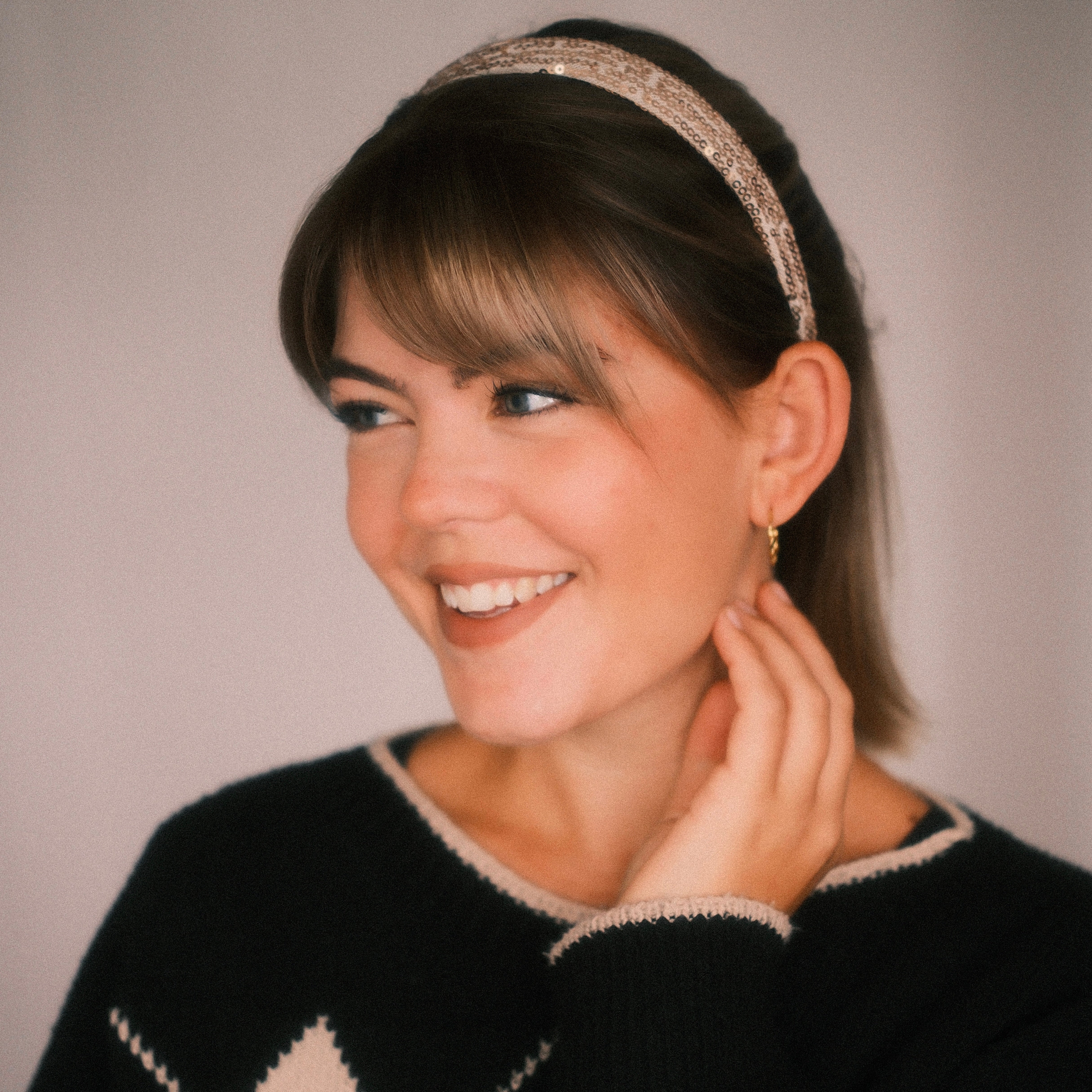 Anna - Pailletten Golden