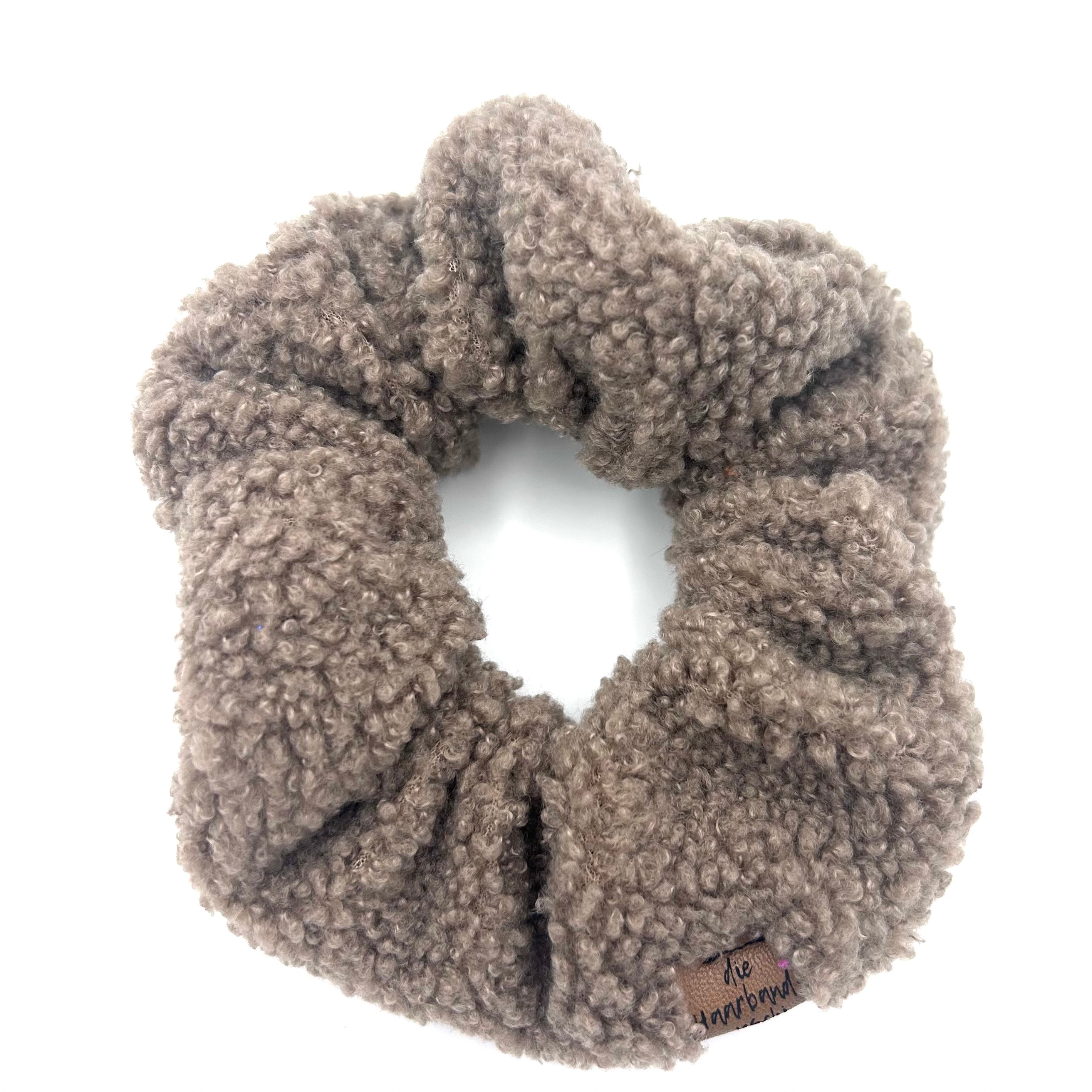 Scrunchie Teddy Beige