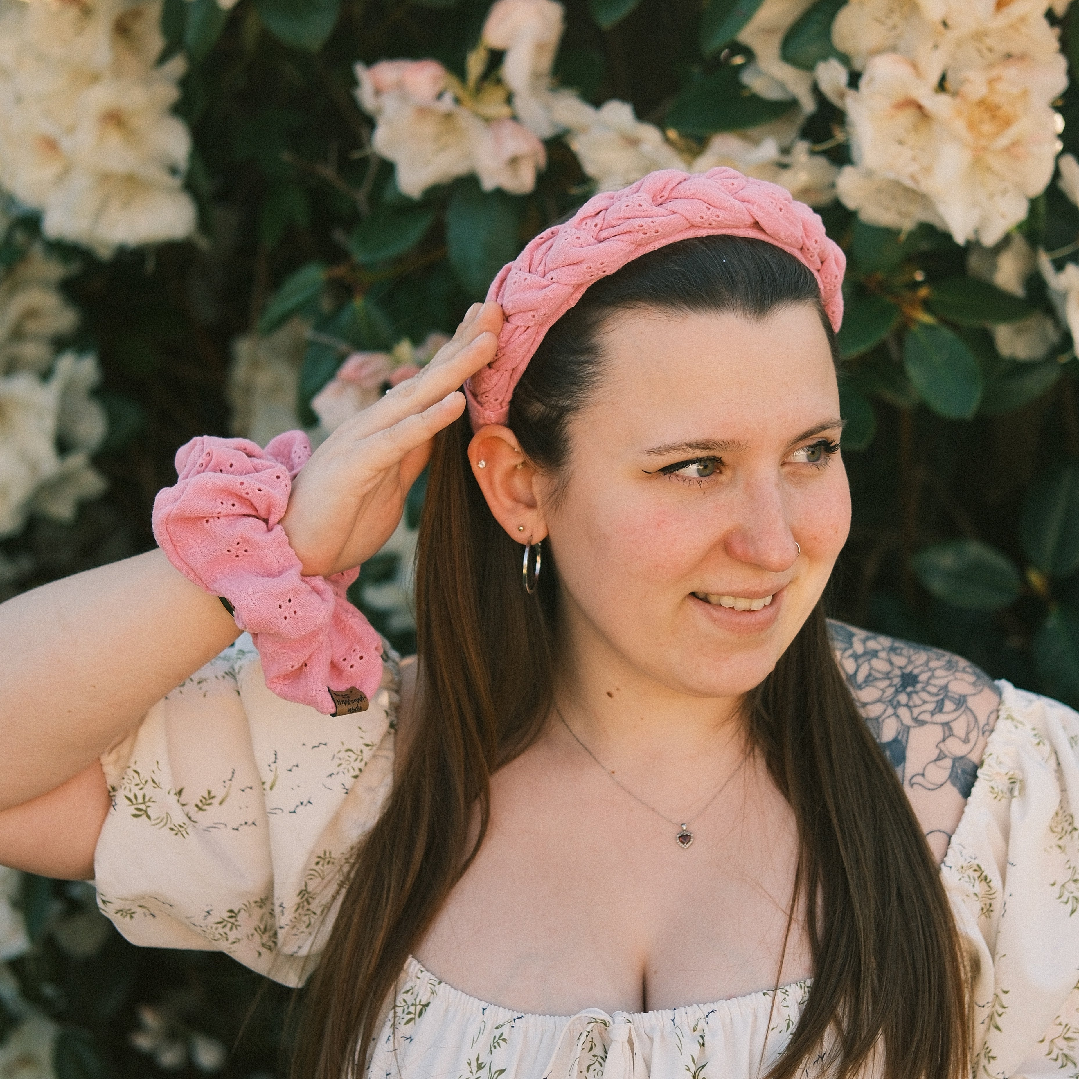 Carlotta in breit - Cotton Dream Rosa