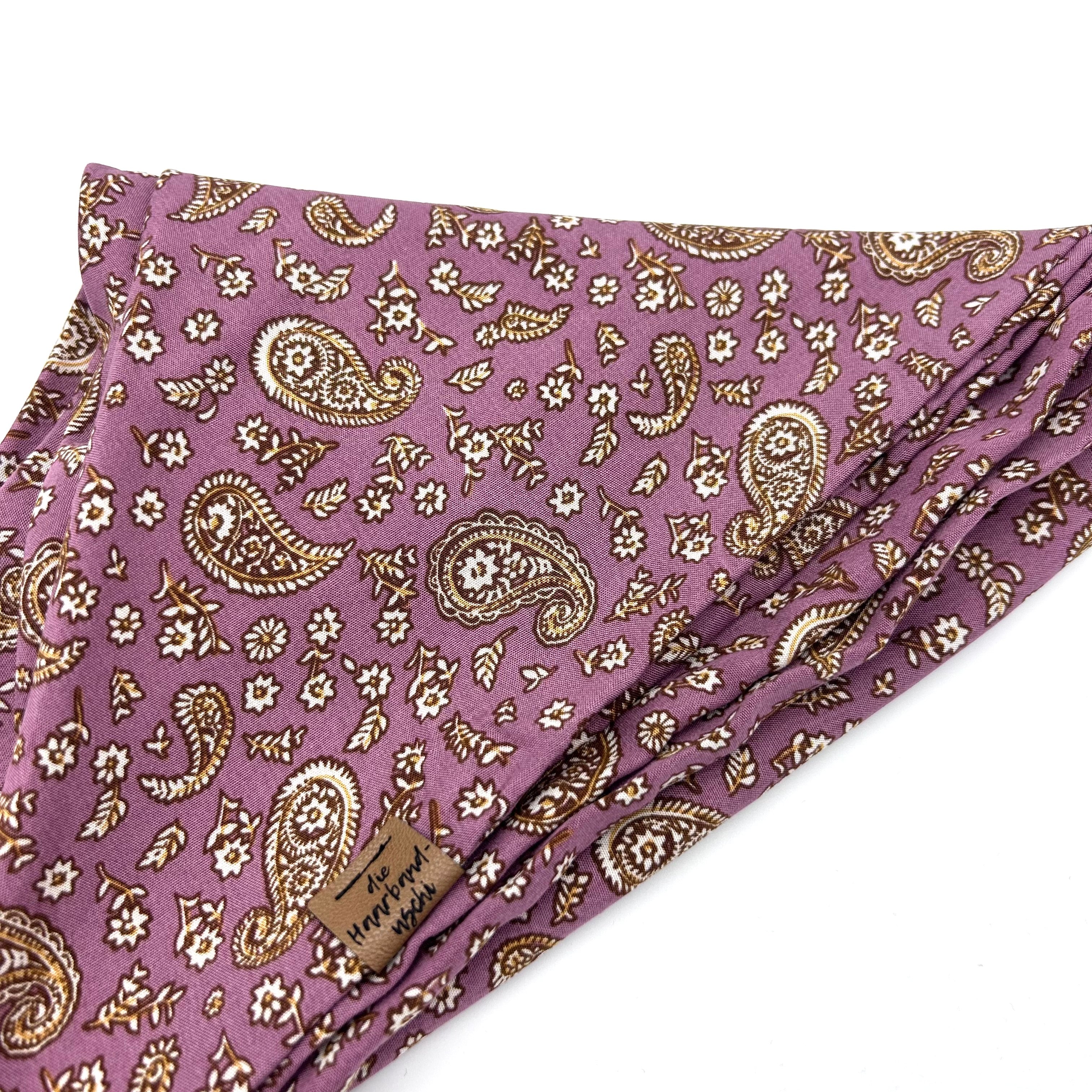 Bandana - Vintage Paisley Mauve