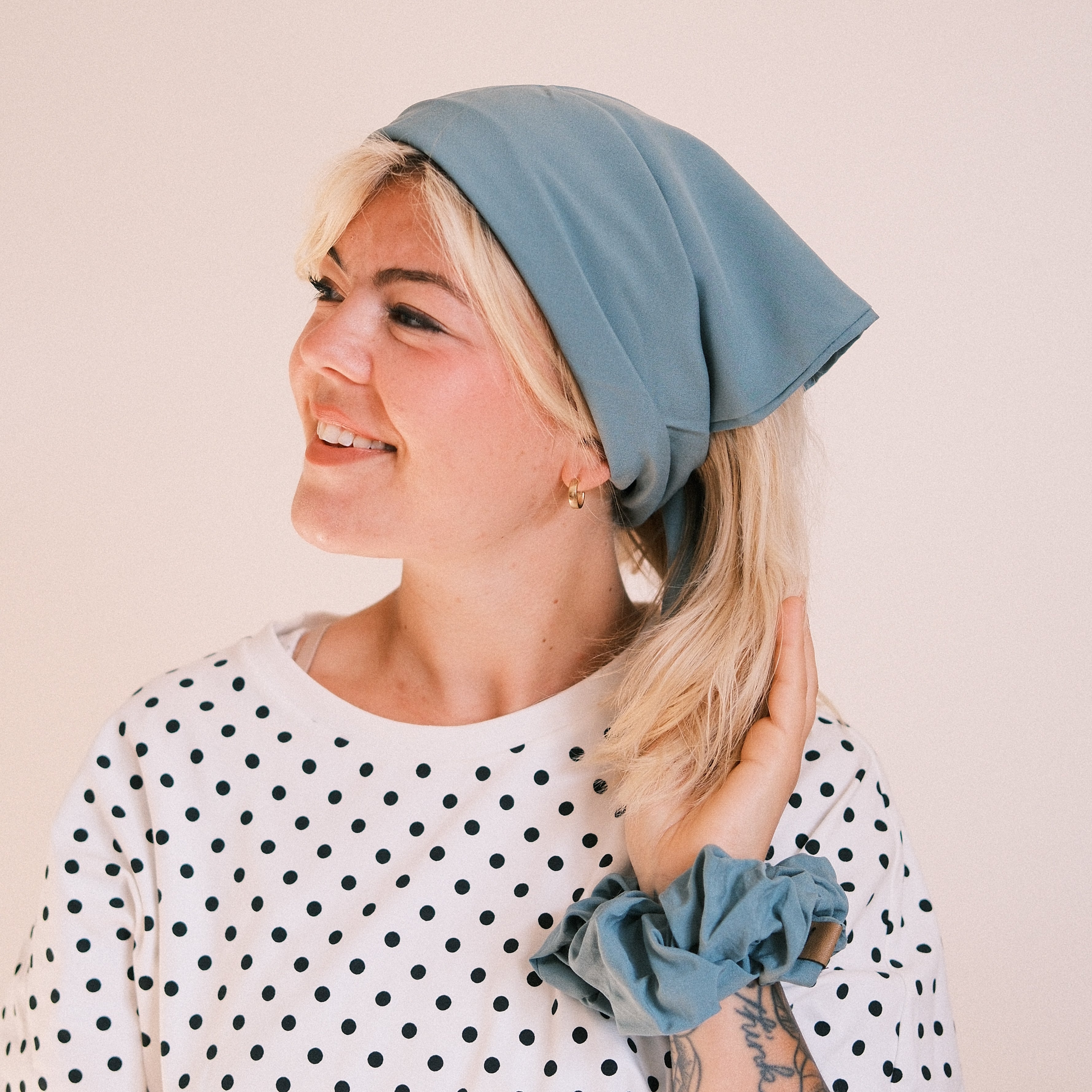 Bandana - soft touch Aqua