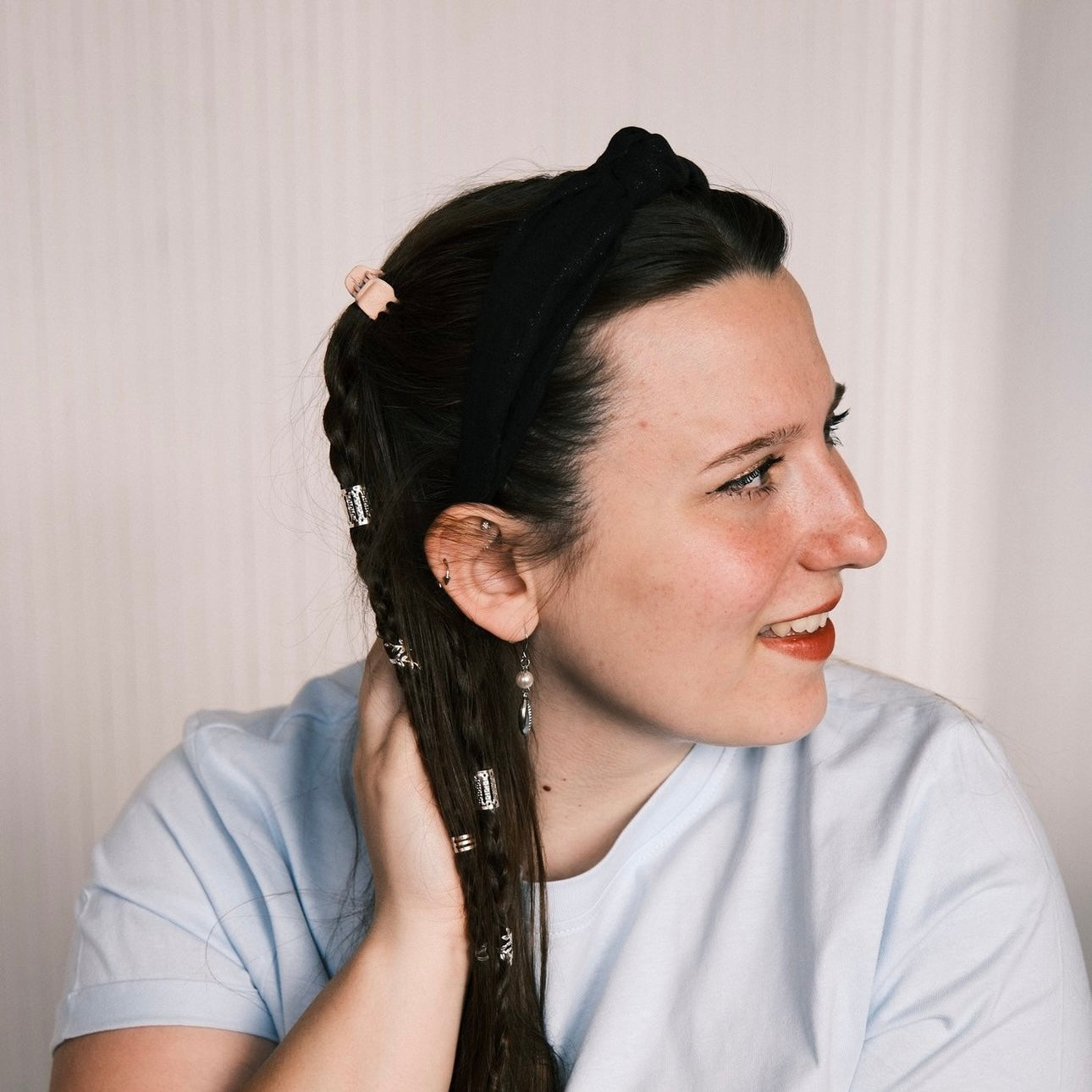 Lilly - Glitzer schwarz