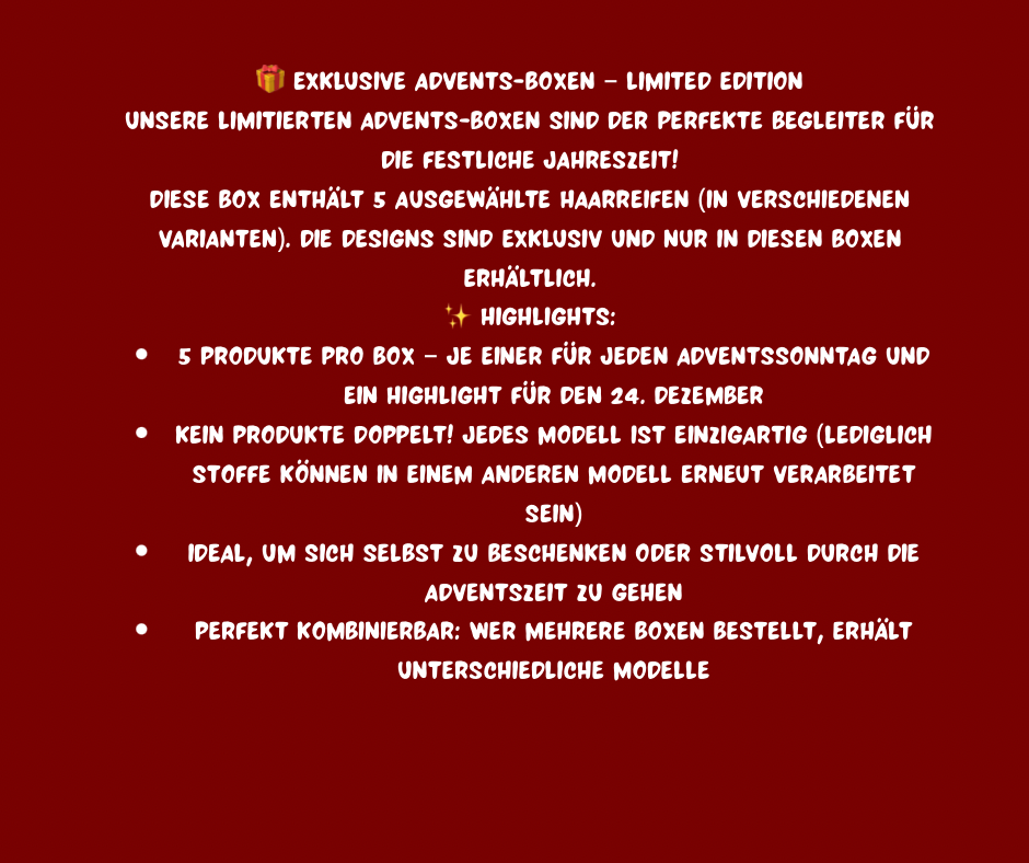 Haarreifen - Mystery Adventsbox