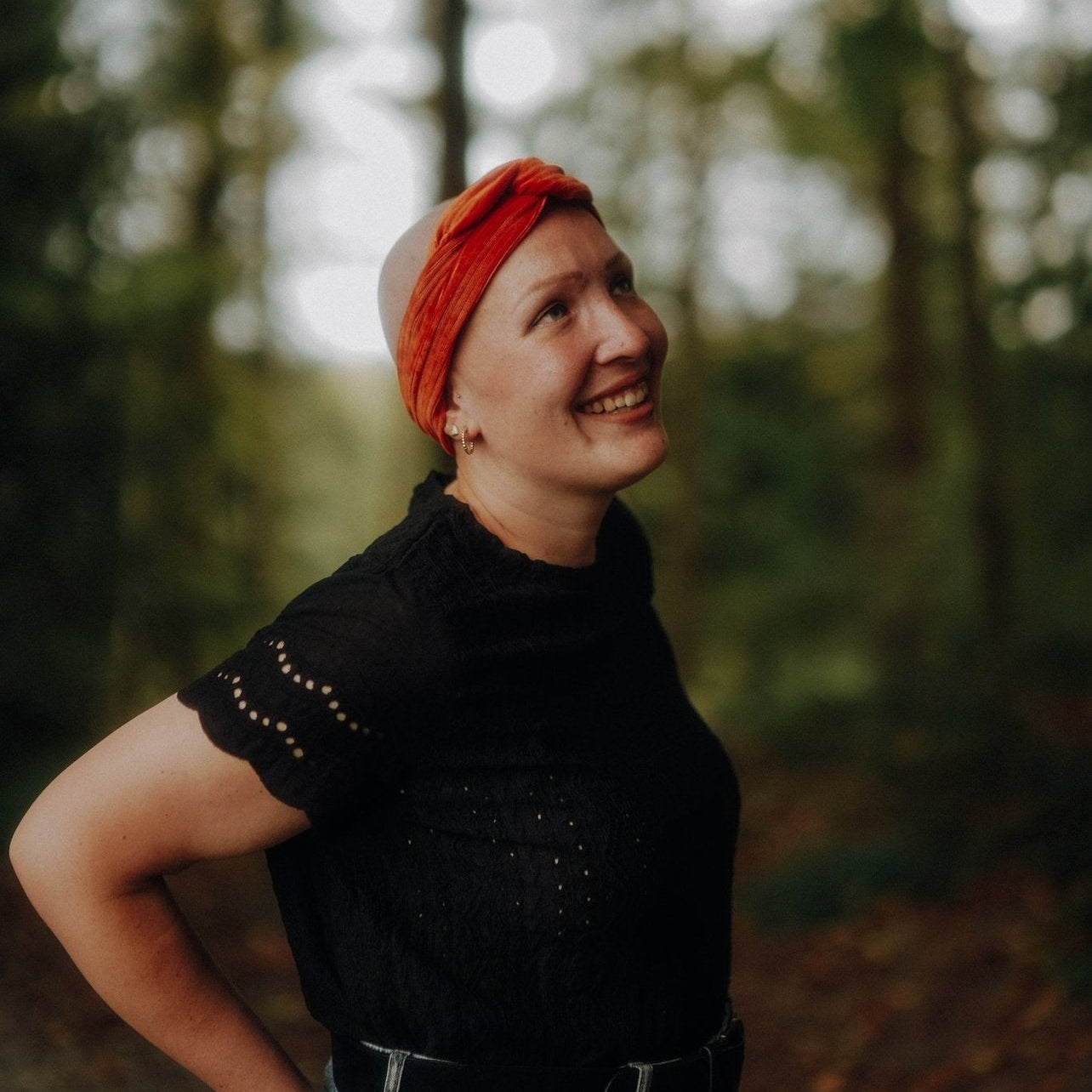 Drahthaarband Cord orange