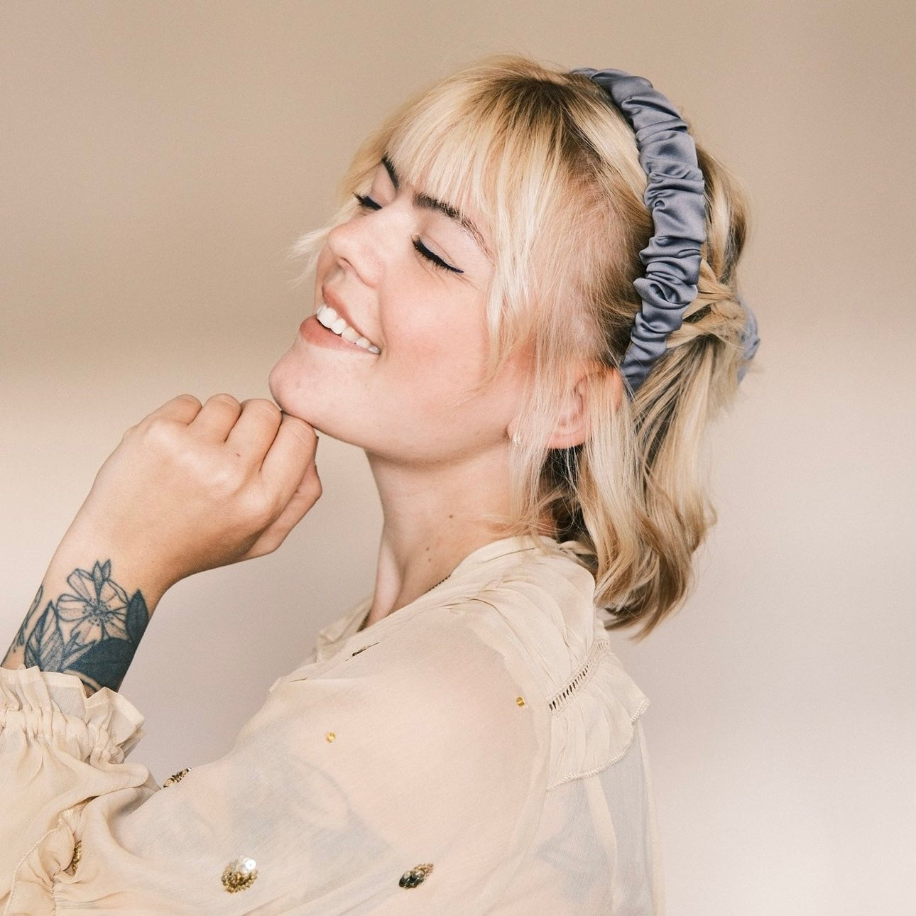 Ronja - Wedding Satin Grau