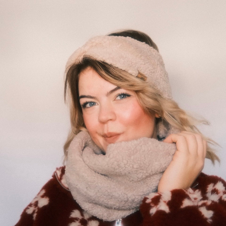 Basic Haarband - Teddy Sand