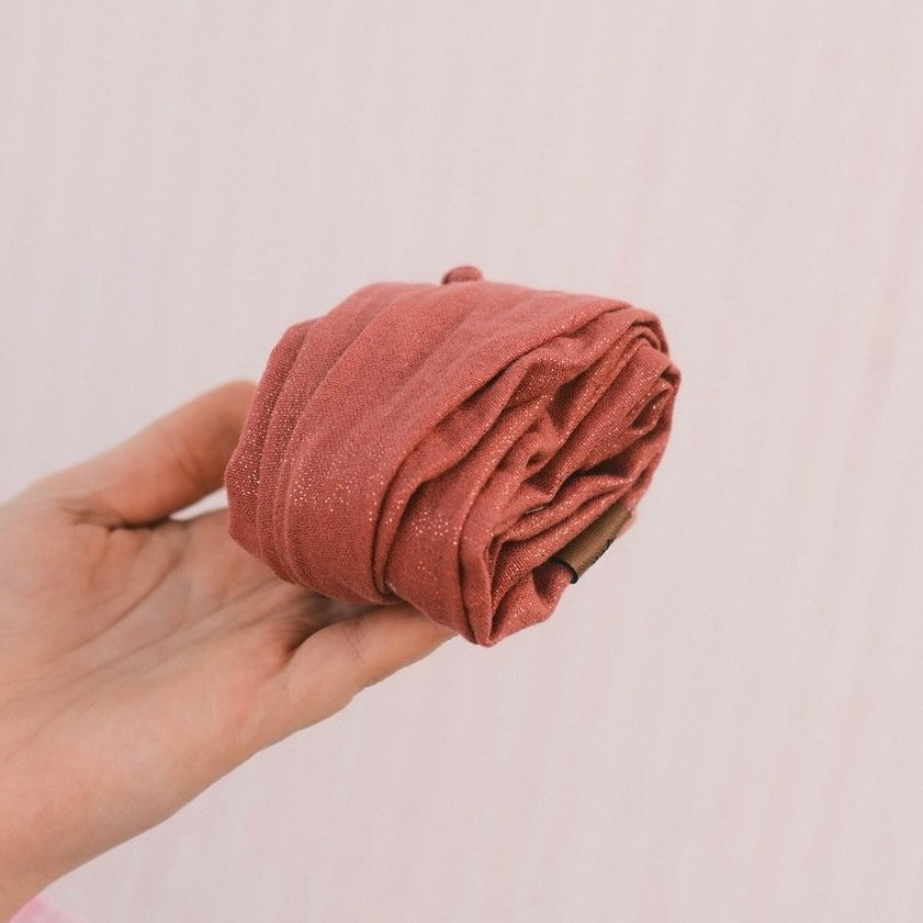 Drahthaarband Glitzer Rosa