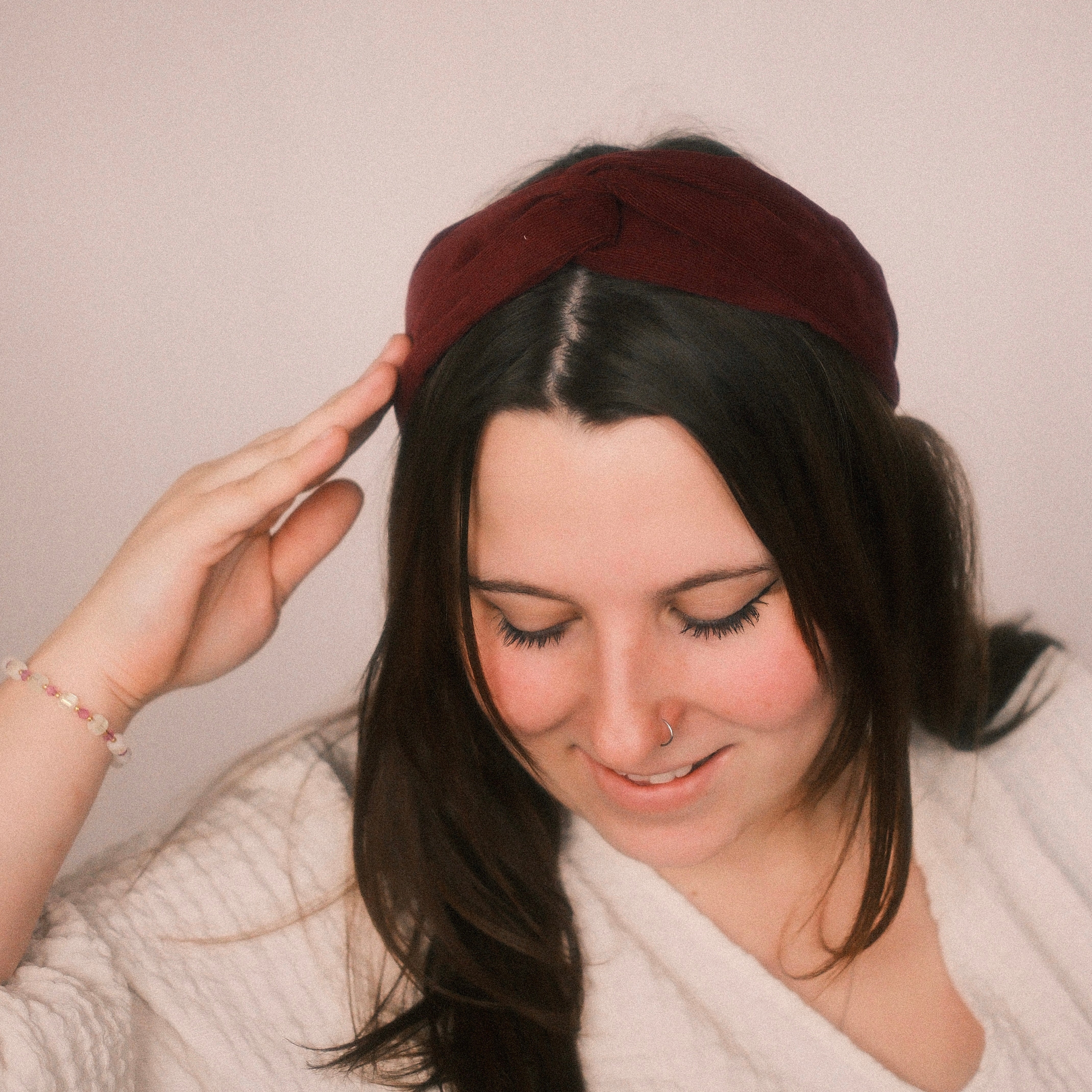 Viky Haarreif - Feincord Dunkelrot