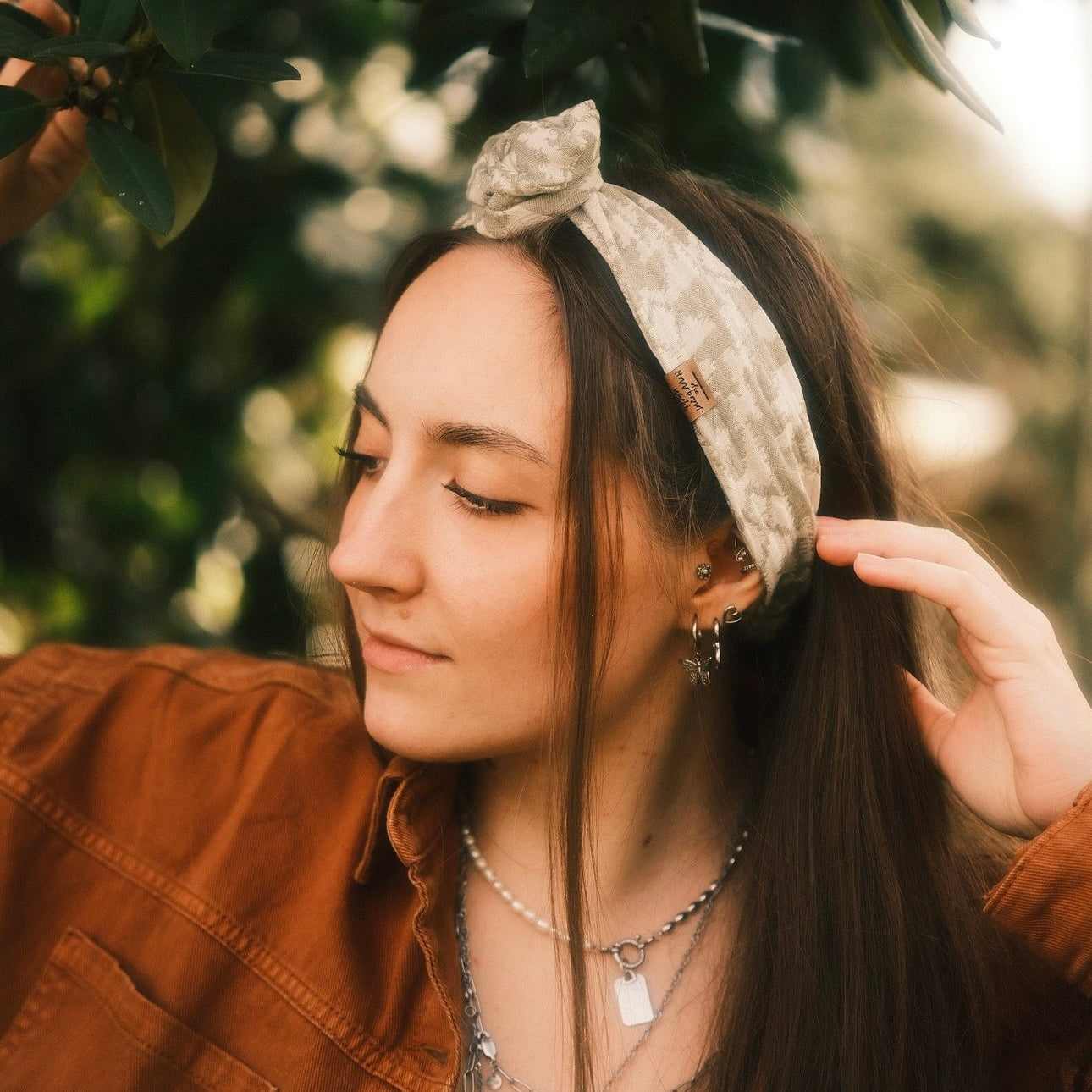 Drahthaarband Ethno light Olive