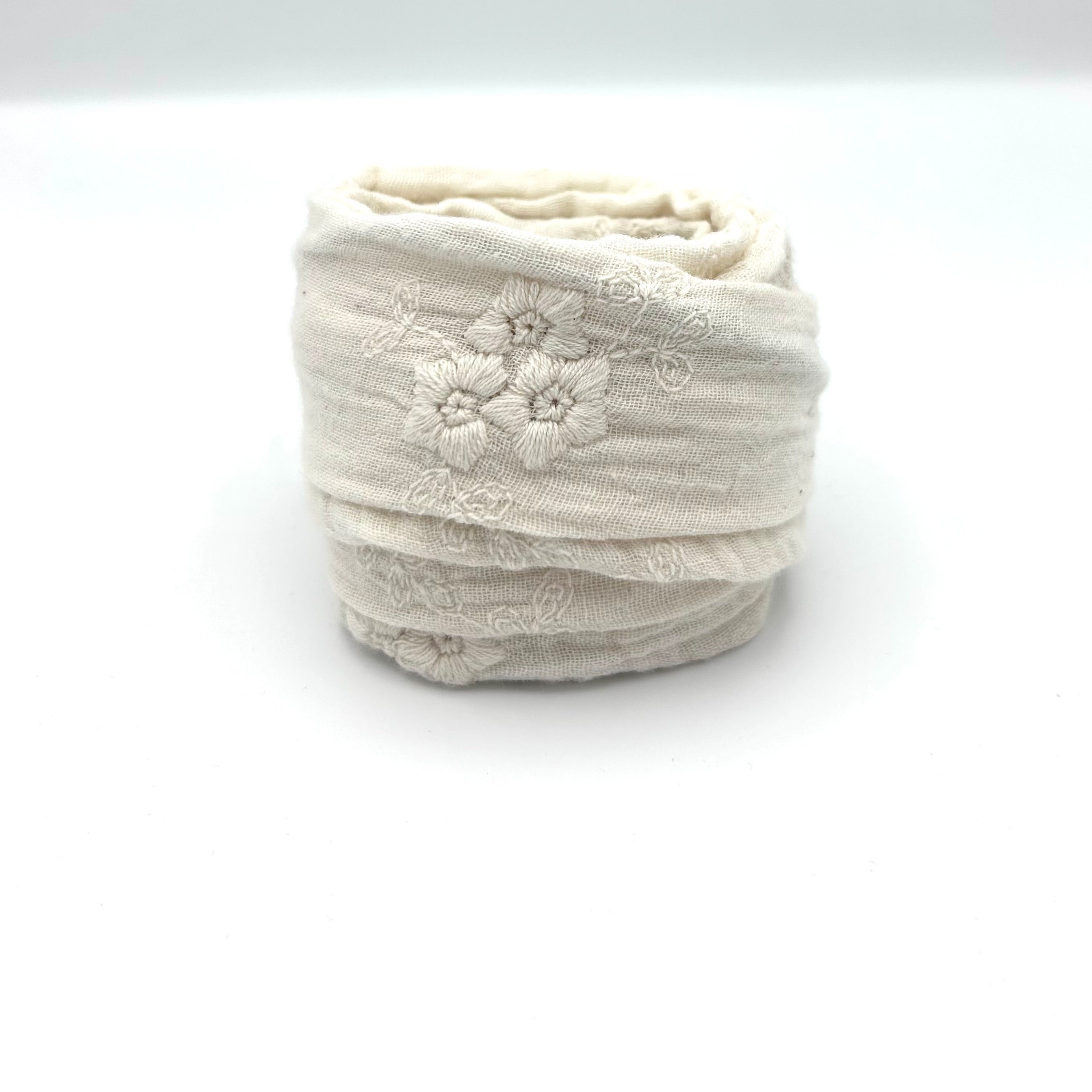 Drahthaarband schmal - soft luxury Creme